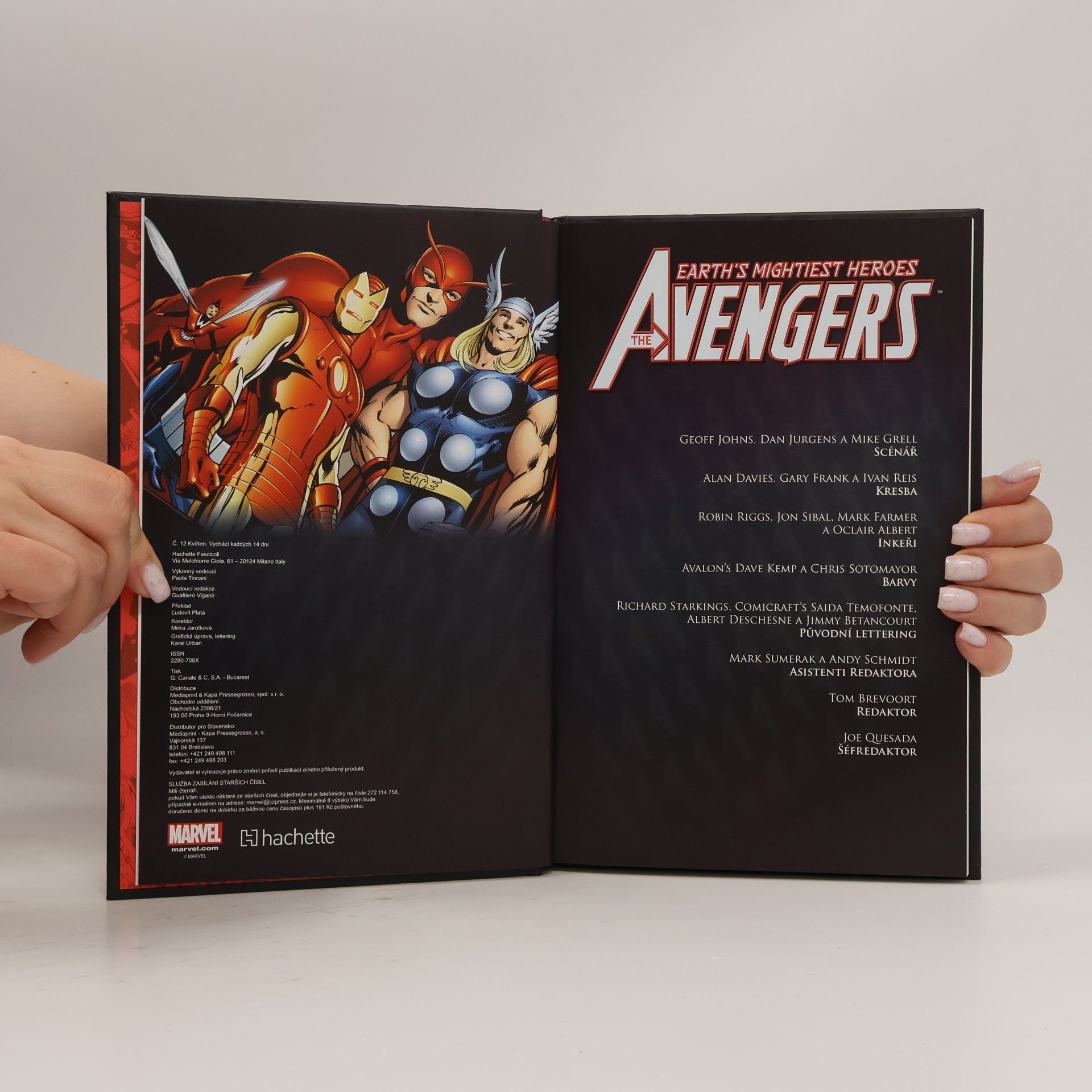 Geoff Johns Ultimátní komiksový komplet 28. Avengers. Na ostří nože