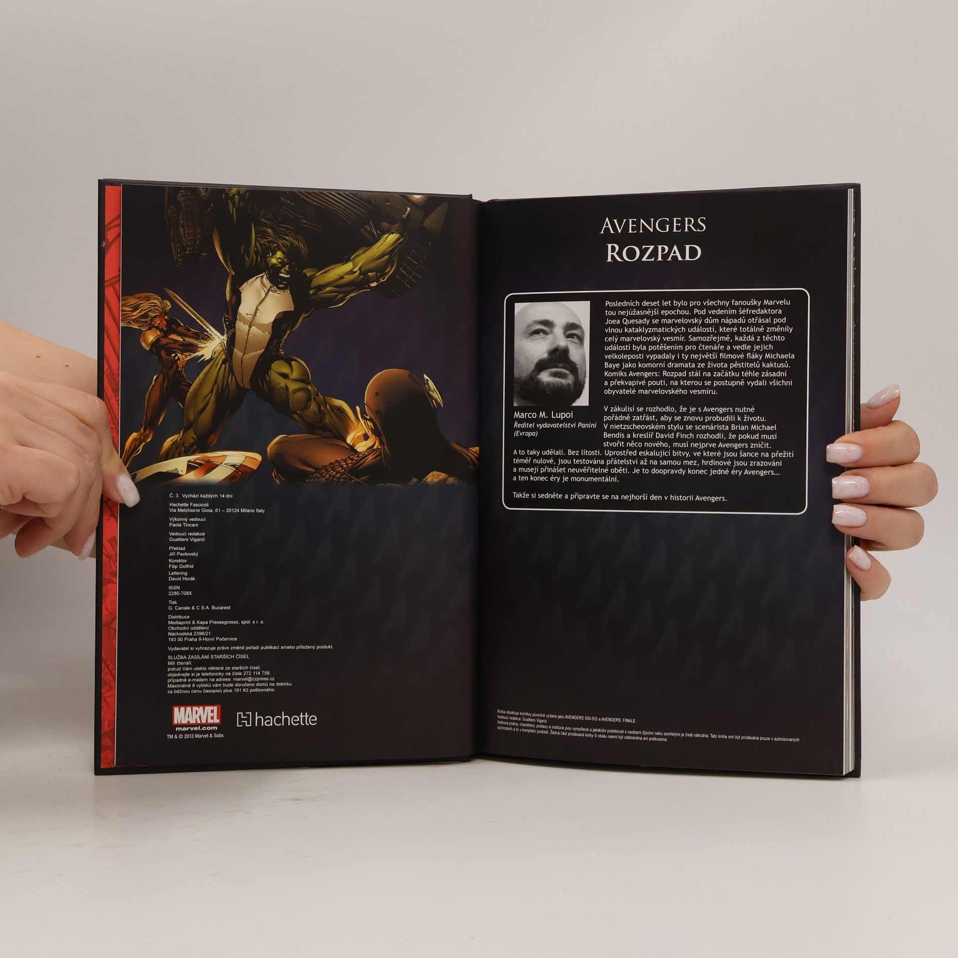 Brian Michael Bendis Ultimátní komiksový komplet 34. Avengers. Rozpad
