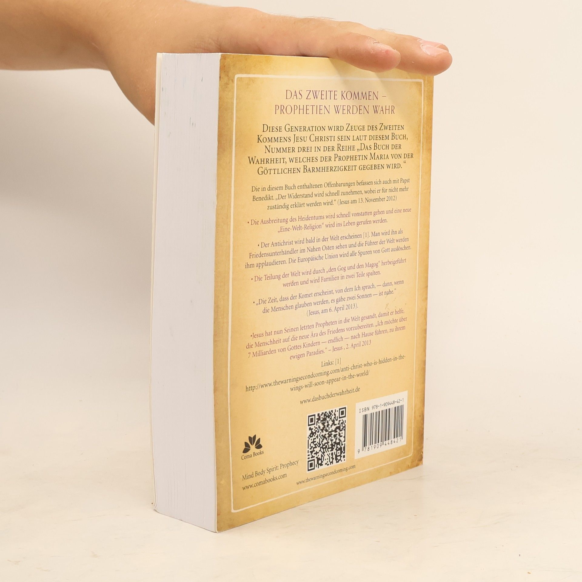 Maria von der Göttlichen Barmherzigkeit Das Buch der Wahrheit 3