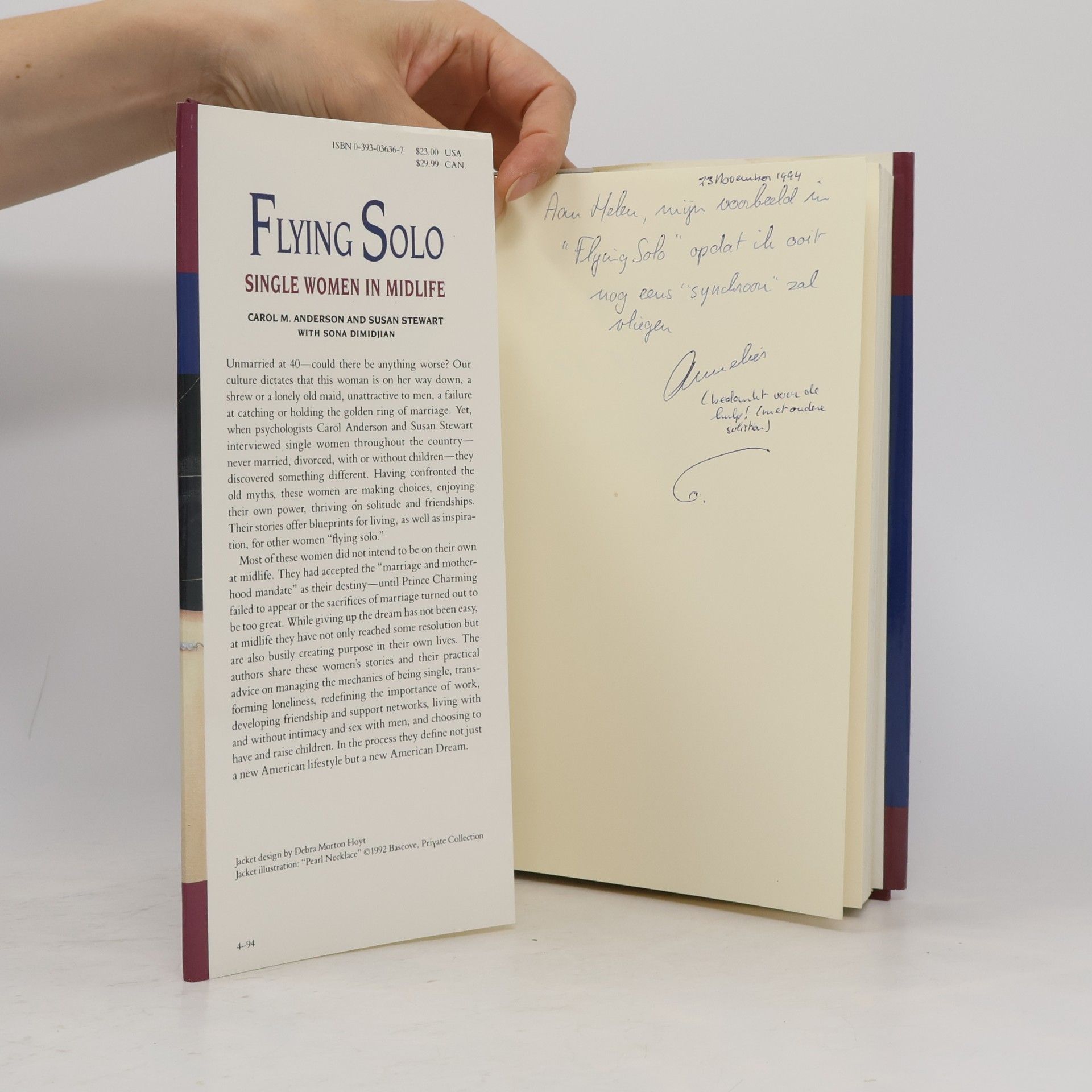 Carol M. Anderson Flying Solo