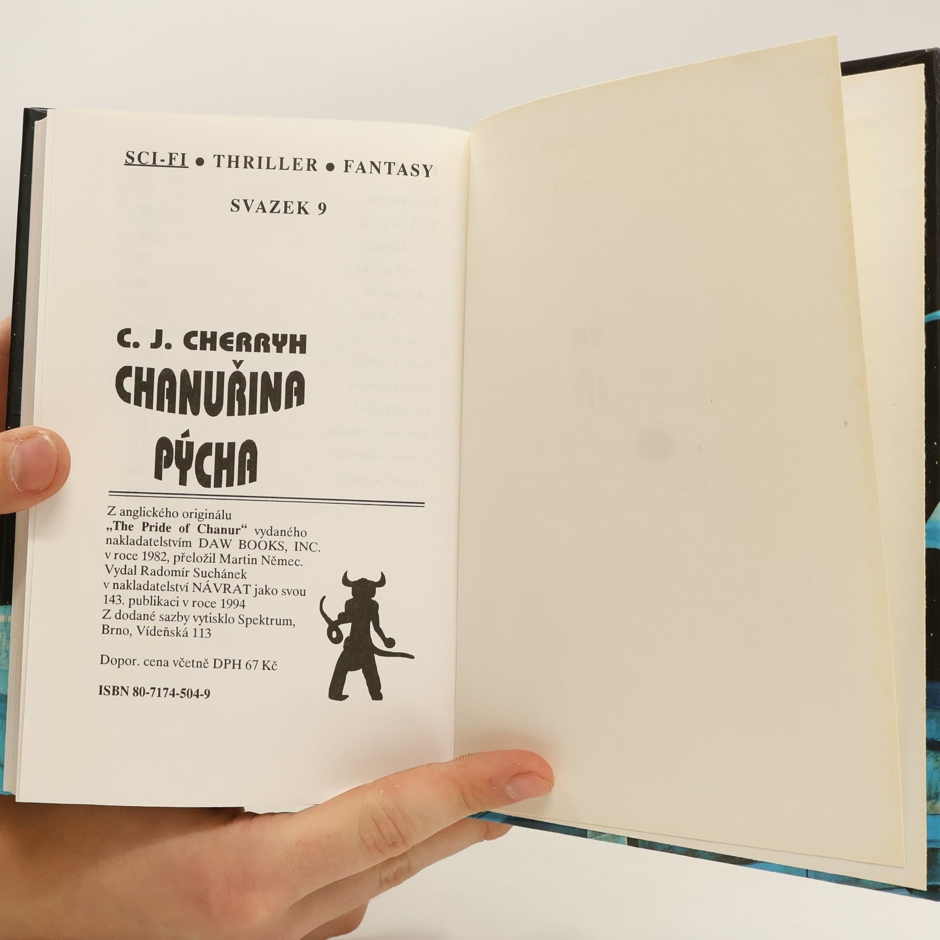 C. J. Cherryh Chanuřina pýcha