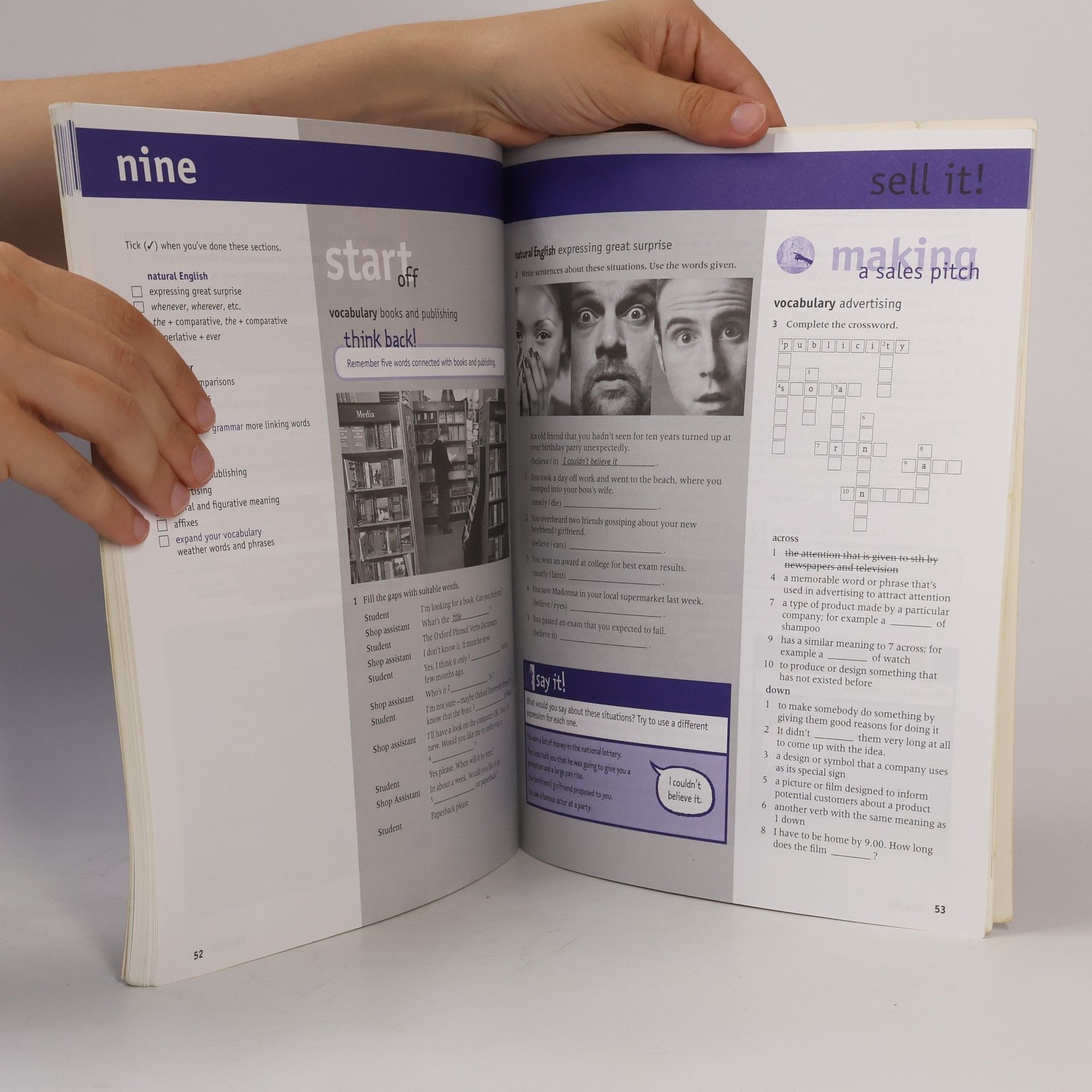 Wolfgang Bauer Natural English : Upper-intermediate Workbook with Key
