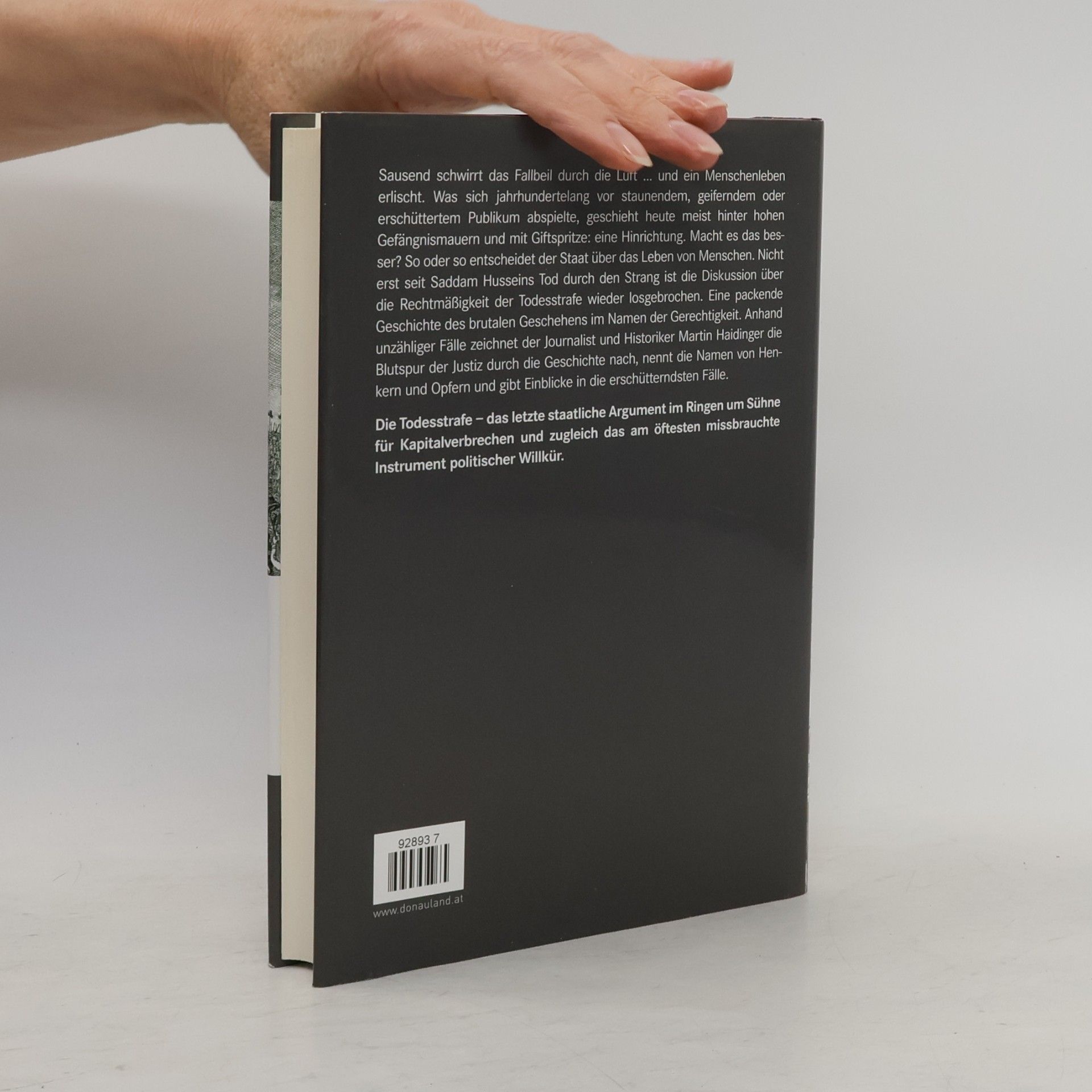 Martin Haidinger Von der Guillotine zur Giftspritze
