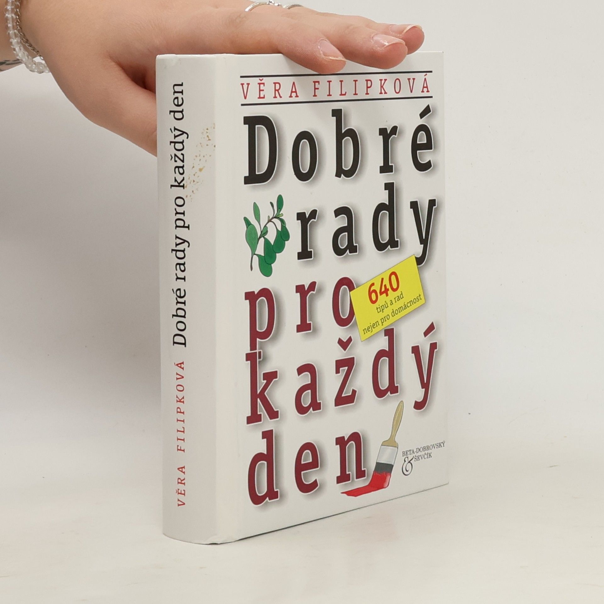 Věra Filipková Dobré rady pro každý den: 640 tipů a rad nejen pro domácnost