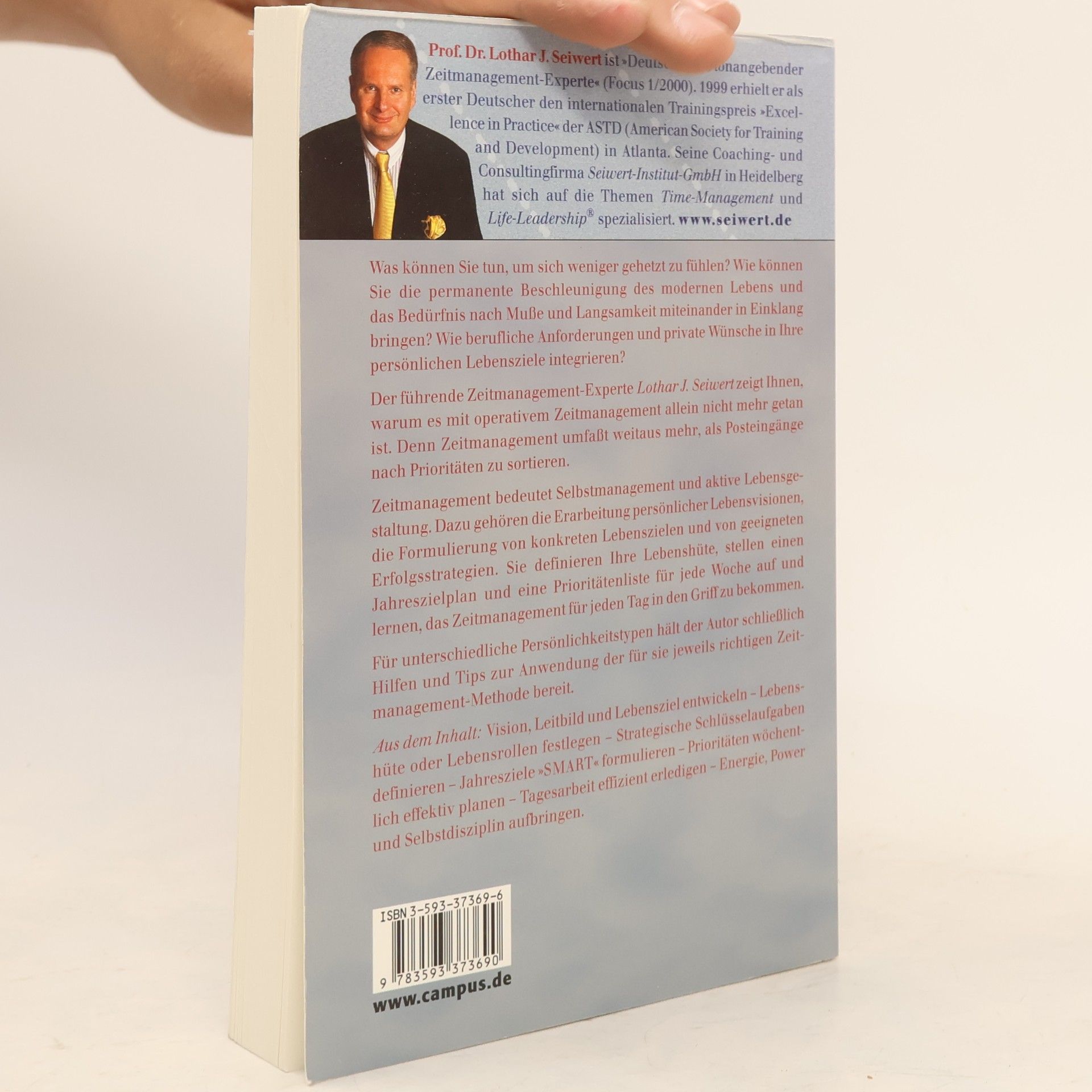 Lothar J. Seiwert Wenn Du es eilig hast, gehe langsam