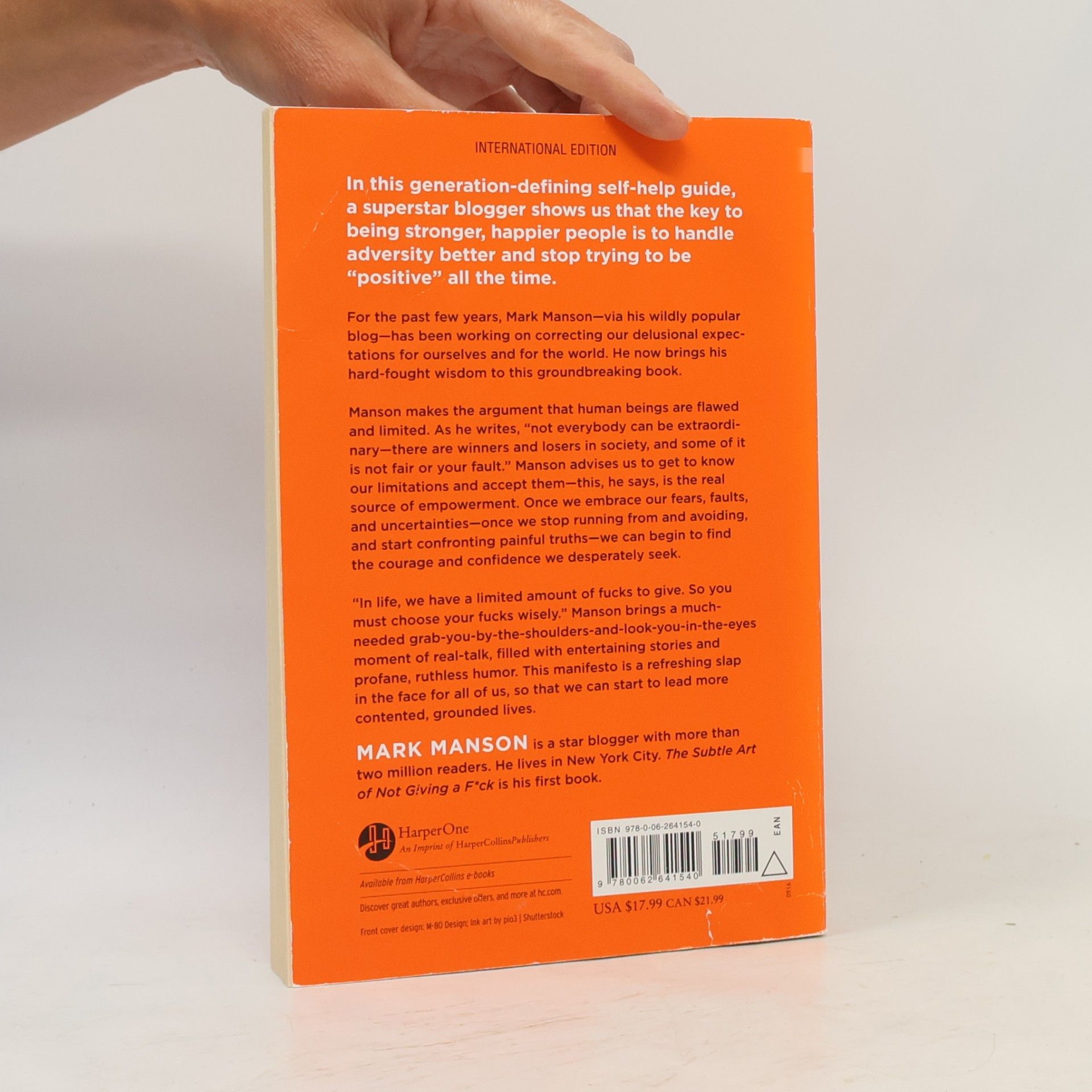 Mark Manson The Subtle Art of Not Giving a Fuck