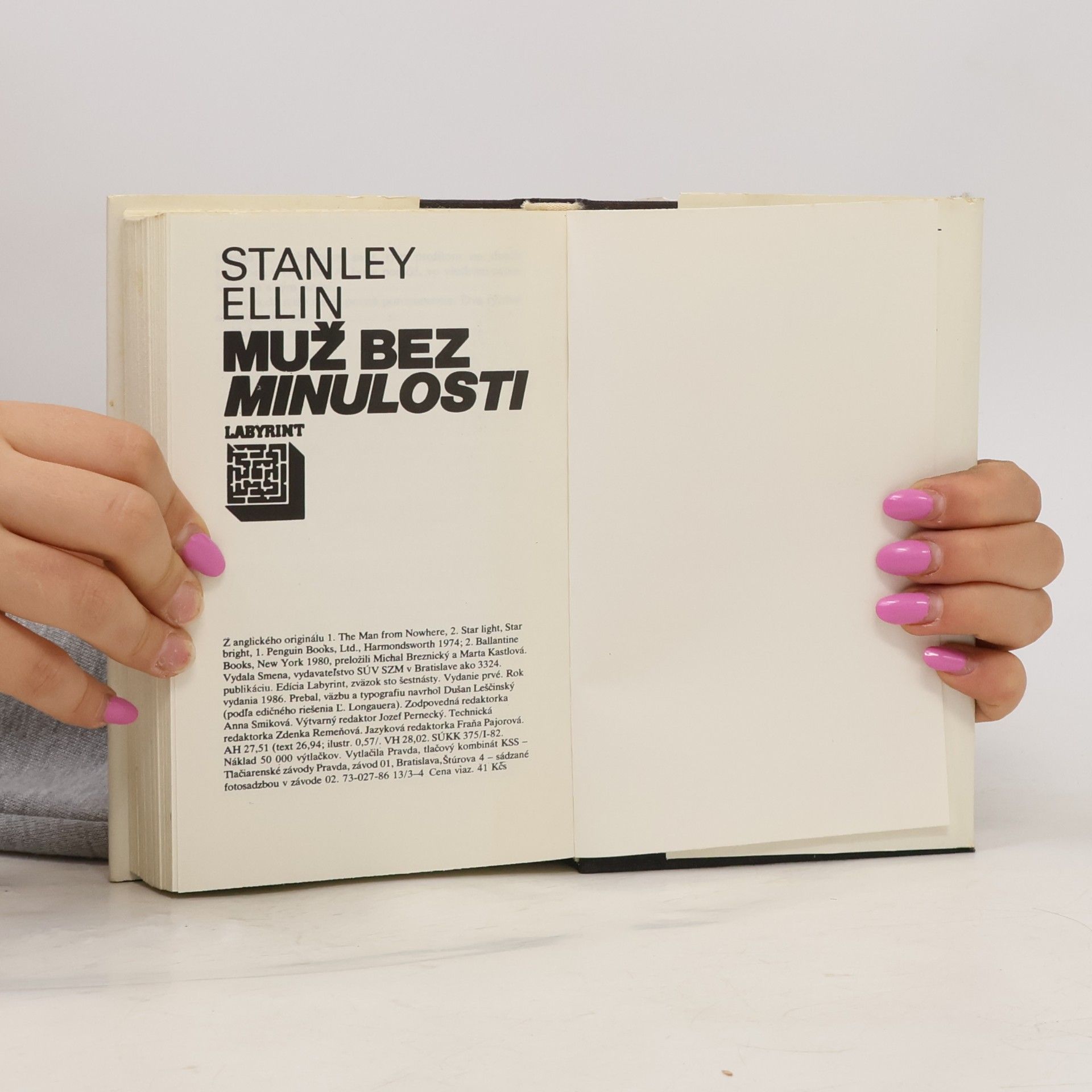 Stanley Ellin Muž bez minulosti