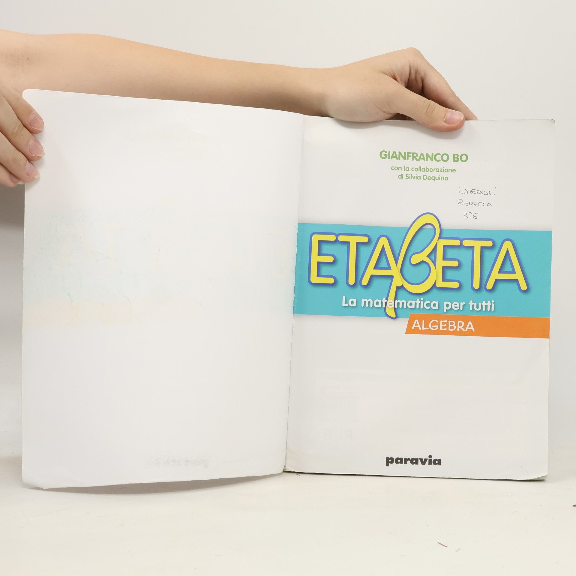 Auteurscollectief Etabeta. La matematica per tutti. Algebra