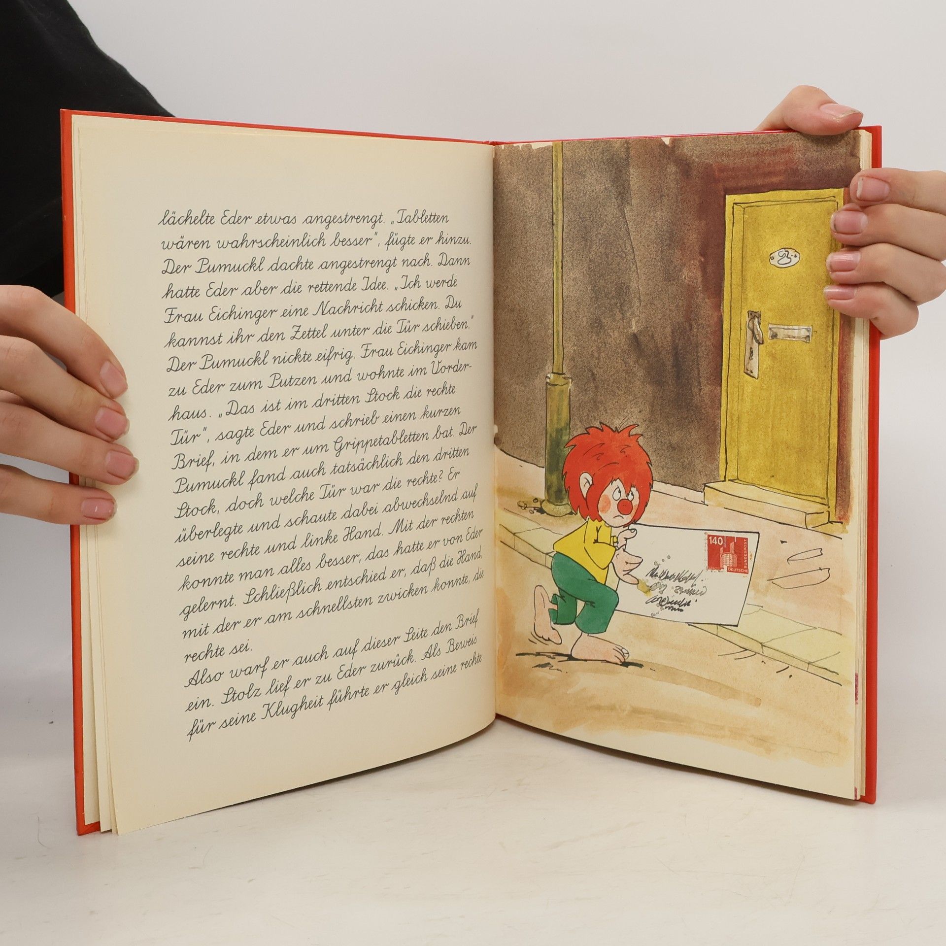 Ellis Kaut Pumuckl in Schreibschrift