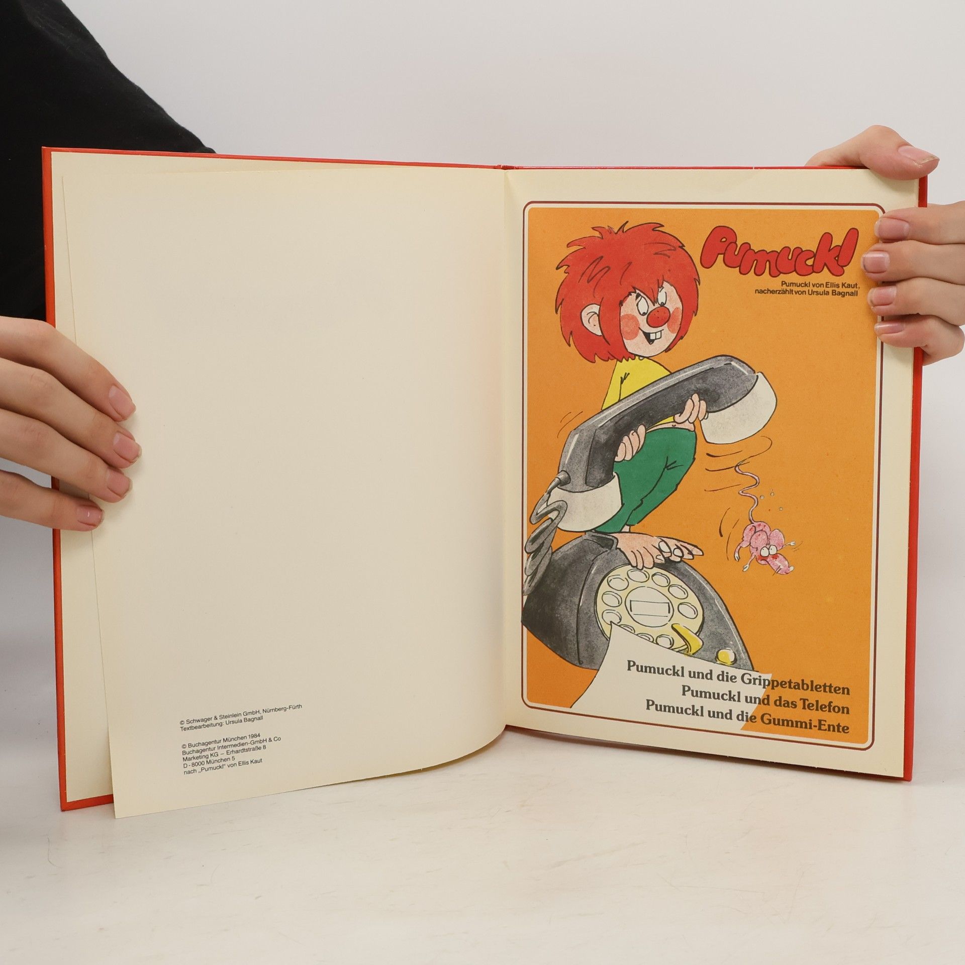 Ellis Kaut Pumuckl in Schreibschrift