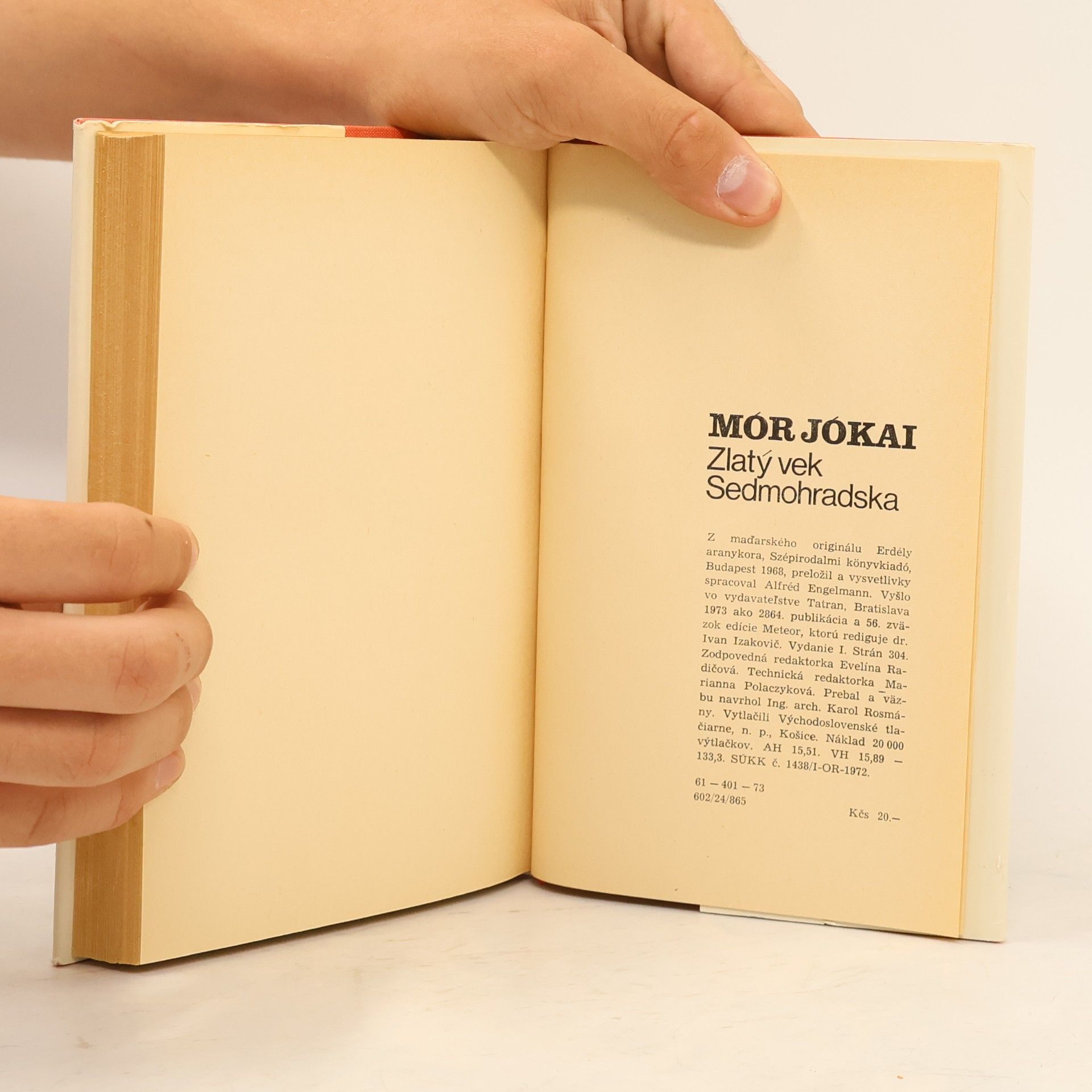 Mór Jókai Zlatý vek Sedmohradska