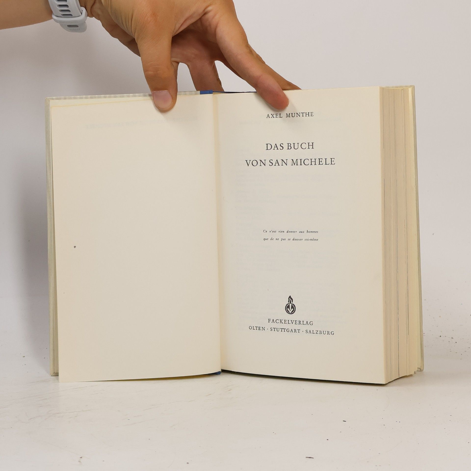 Axel Munthe Das Buch von San Michele