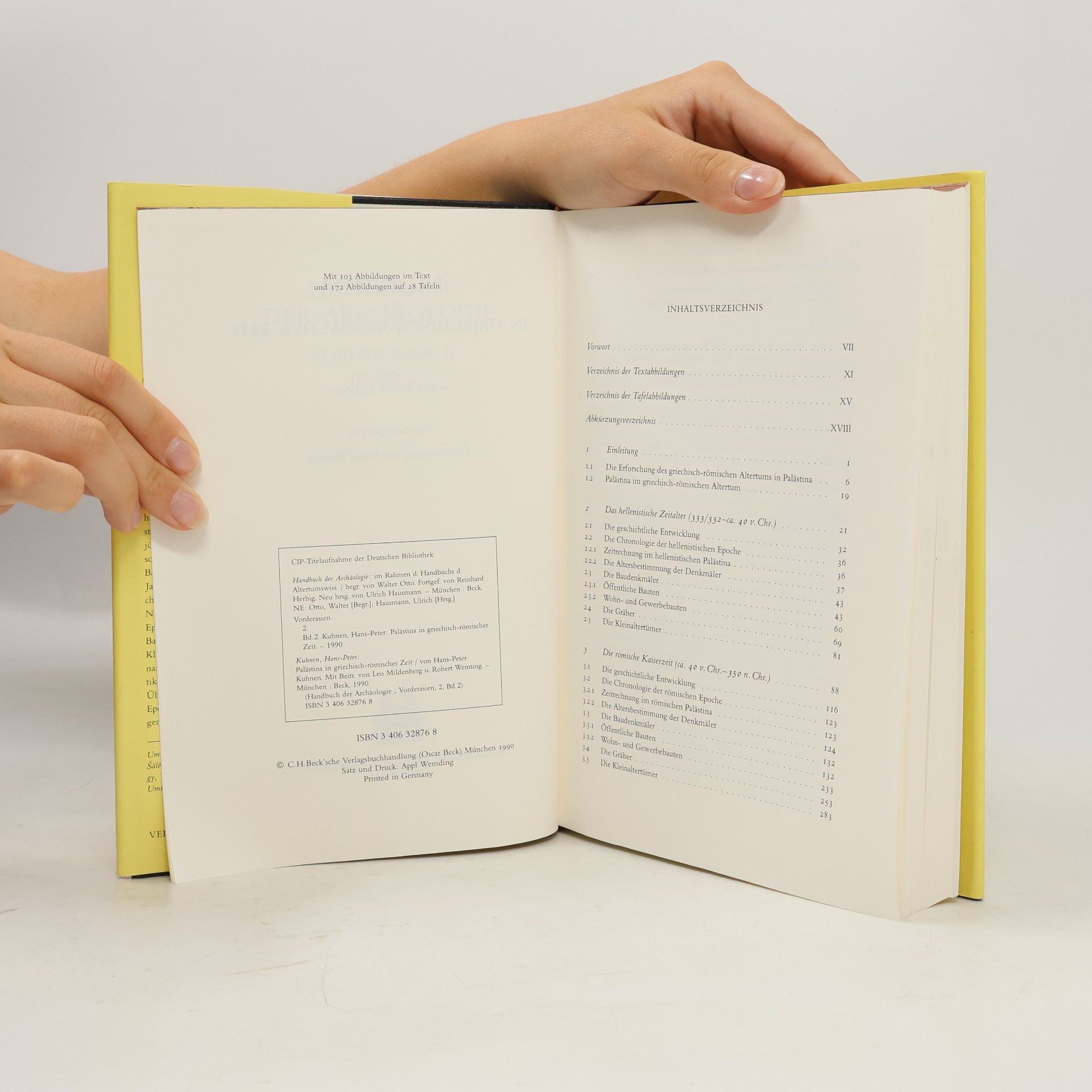 Hans-Peter Kuhnen Handbuch der Archäologie - Vorderasien II/2: Palästina in griechisch-römischer Zeit