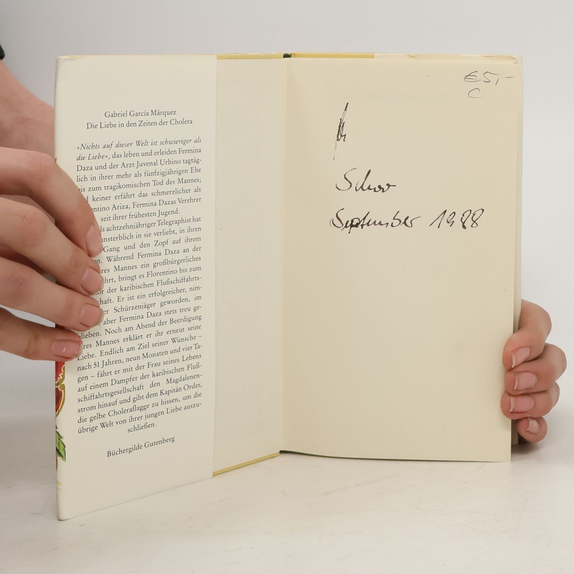 Gabriel García Márquez Die Liebe in den Zeiten der Cholera