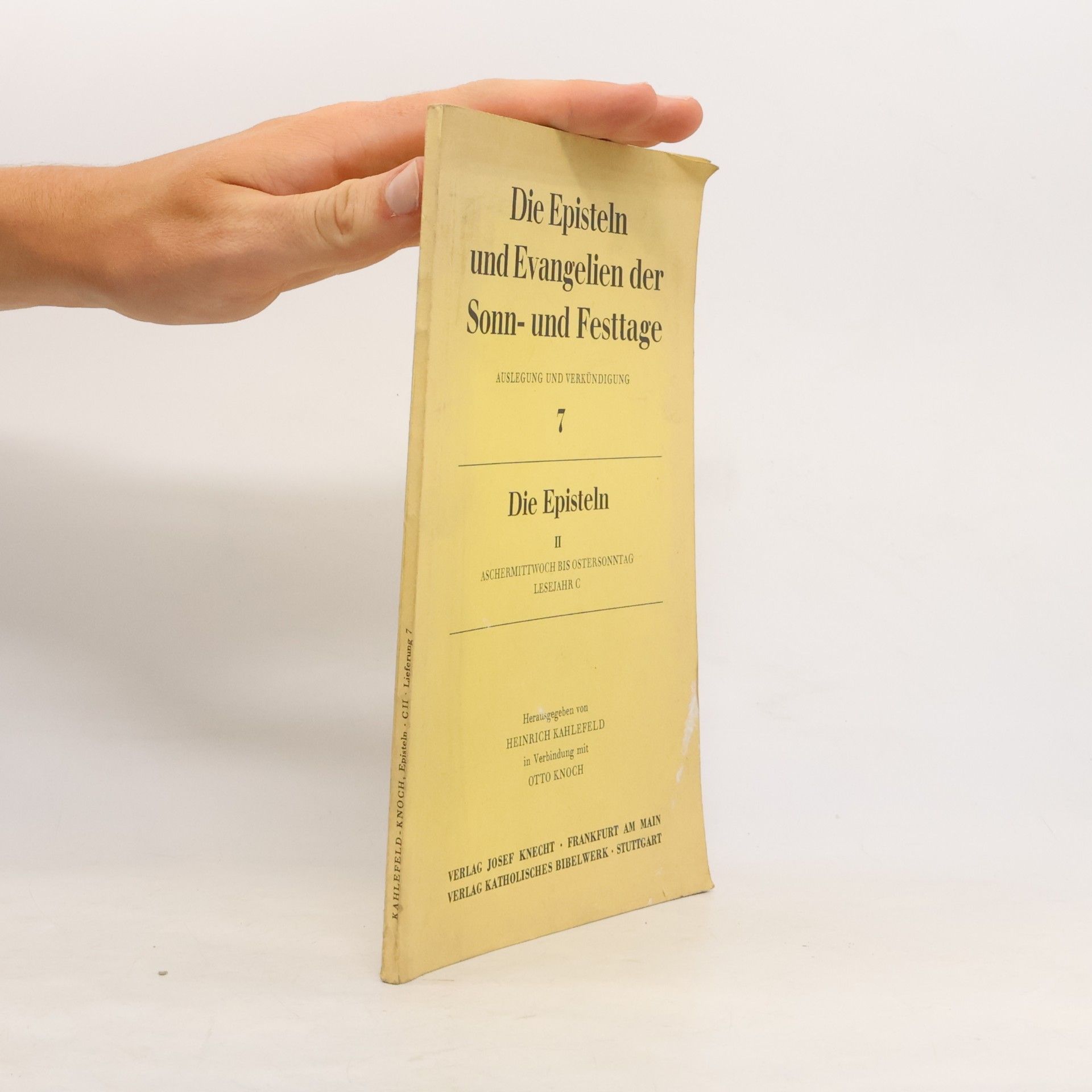 Die Episteln und Evangelien der Sonn- und Festtage 7, II