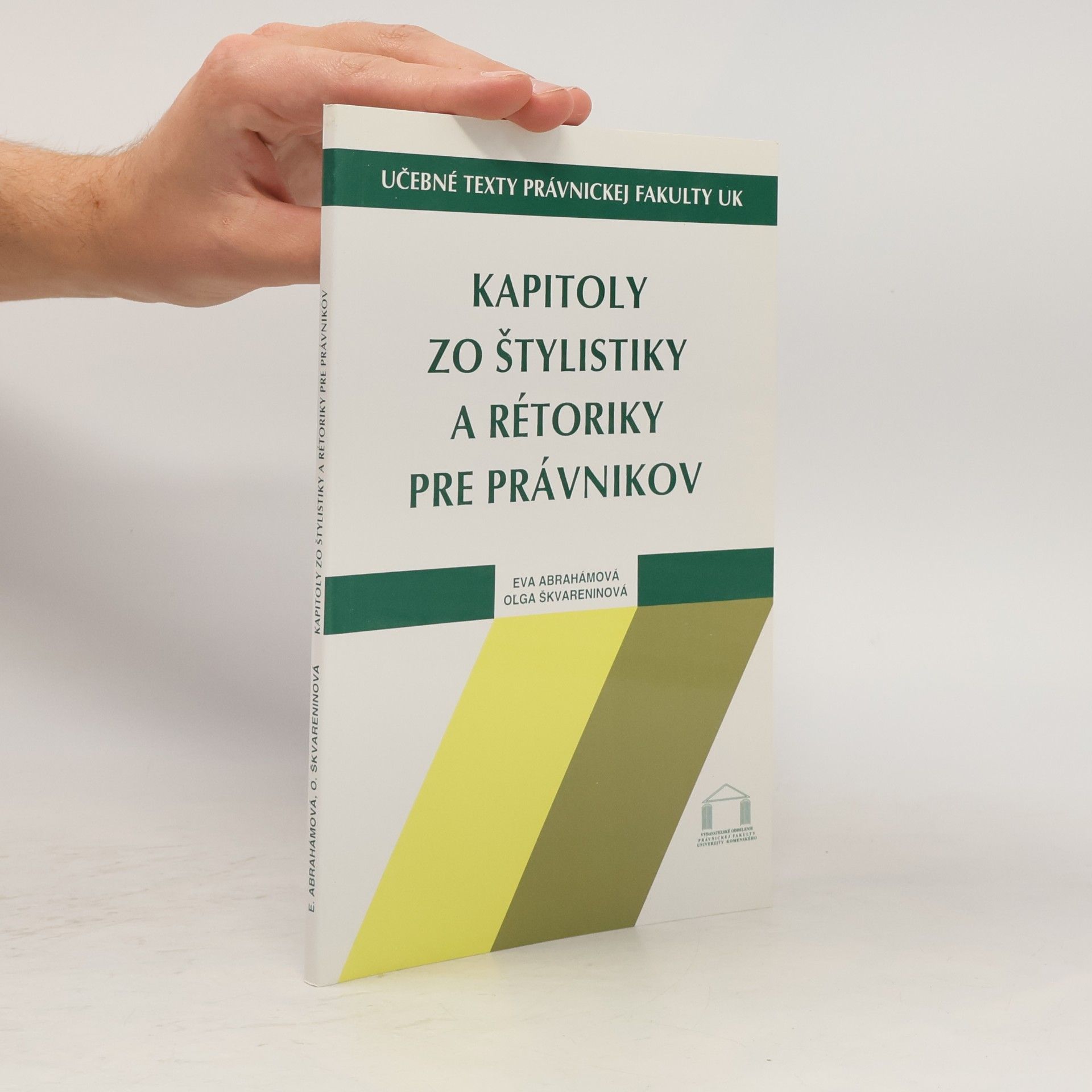 Kapitoly zo štylistiky a rétoriky pre právnikov