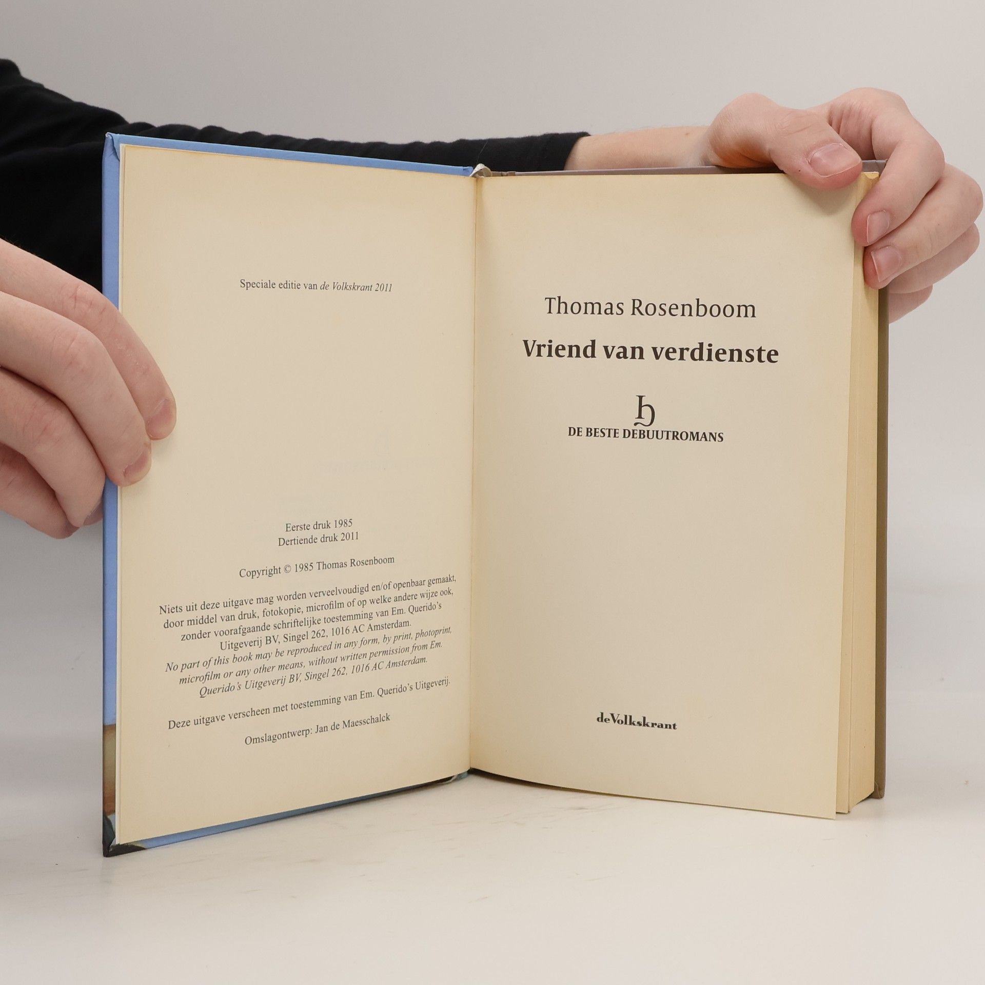 Thomas Rosenboom Vriend van verdienste