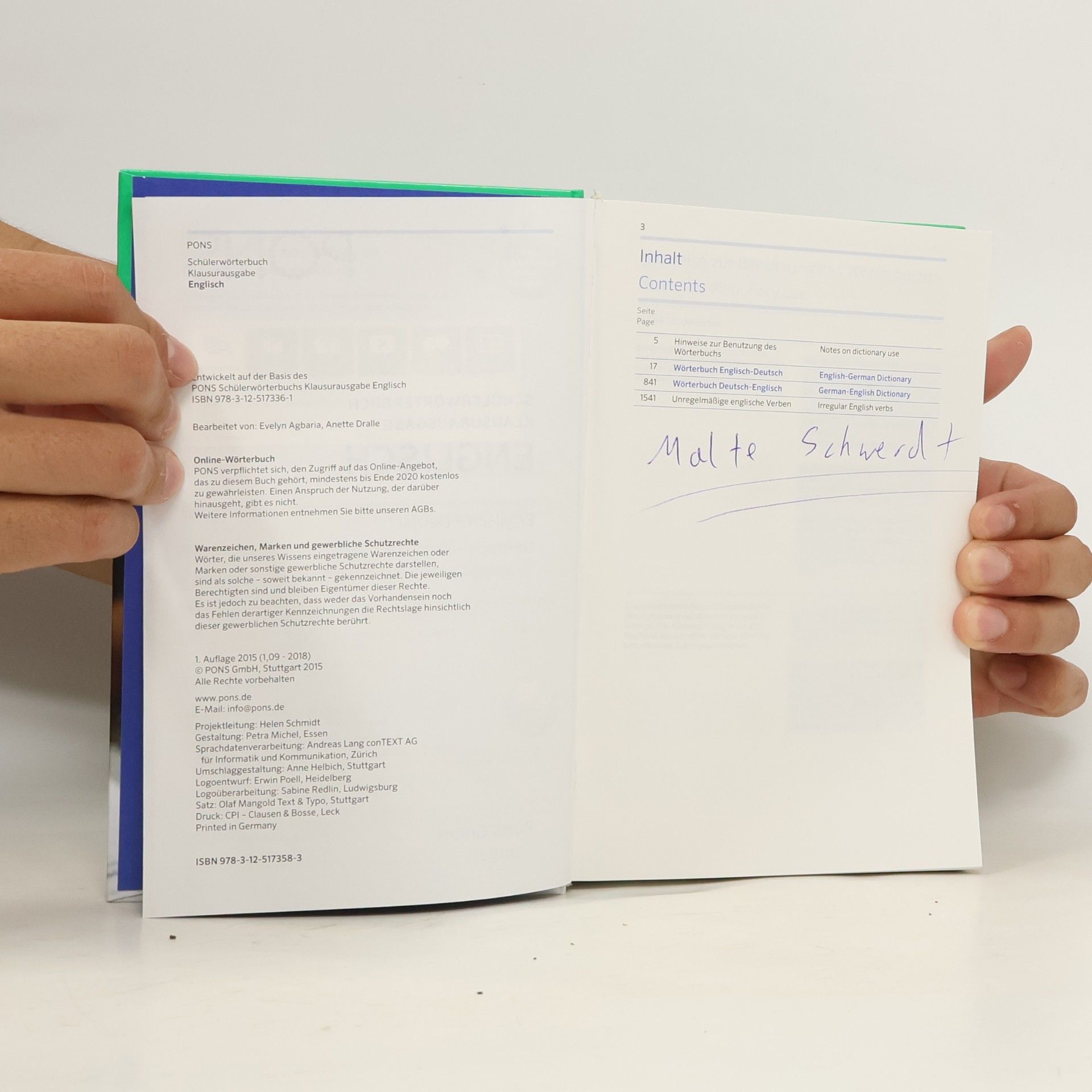 Autorenkollektiv Schülerwörterbuch Klausurausgabe Englisch