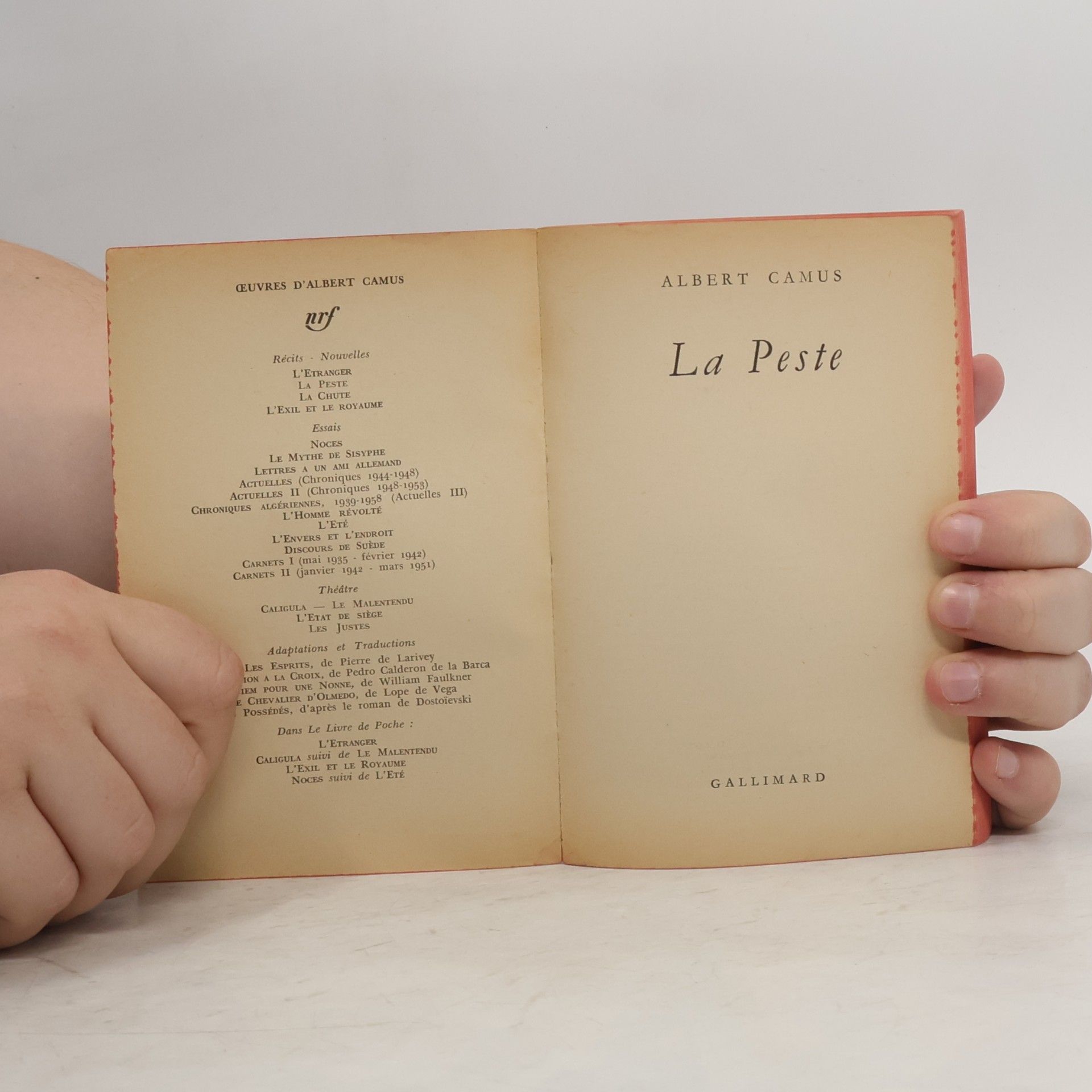 Albert Camus La peste