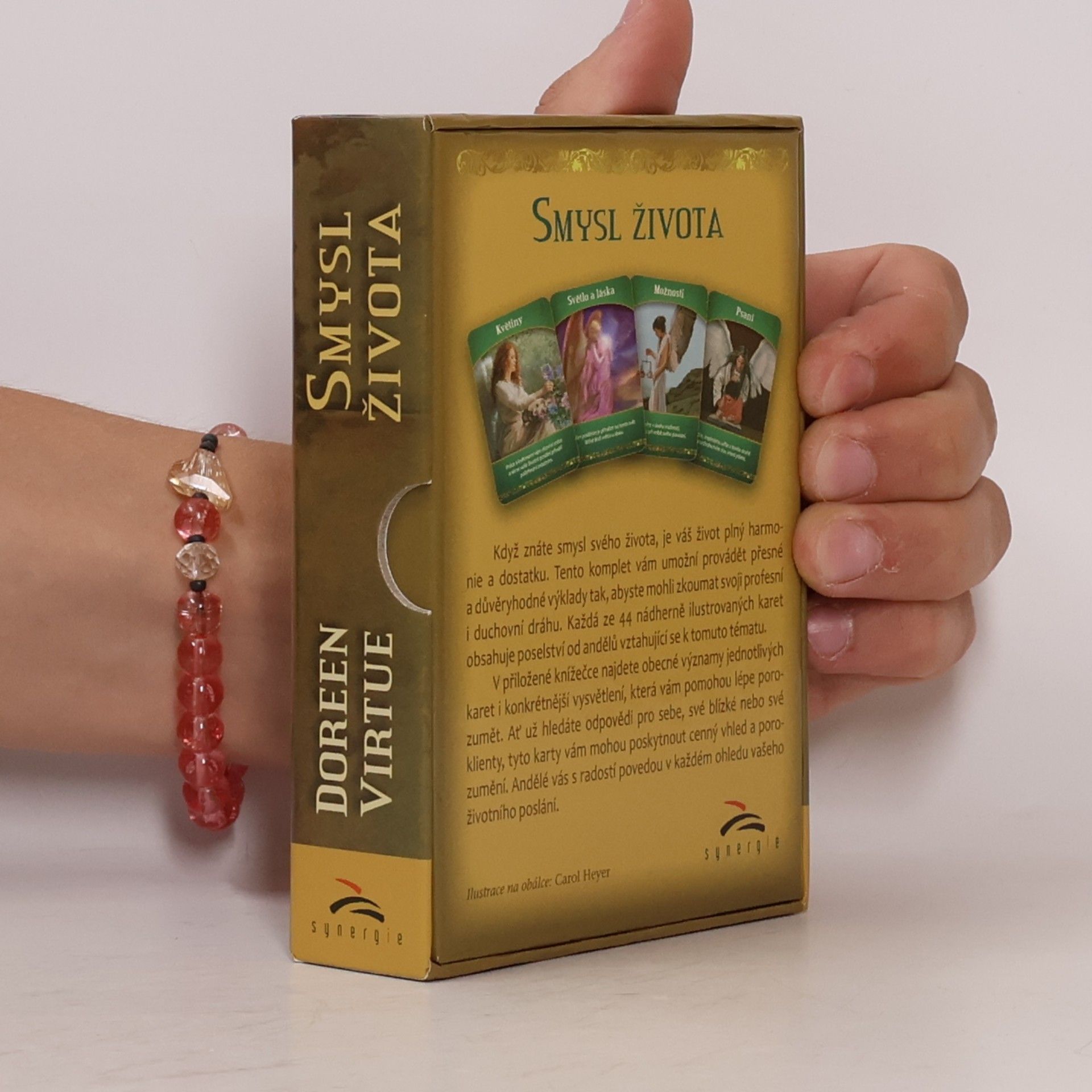 Doreen Virtue Smysl života. Vykládací karty (kniha + 44 karet)