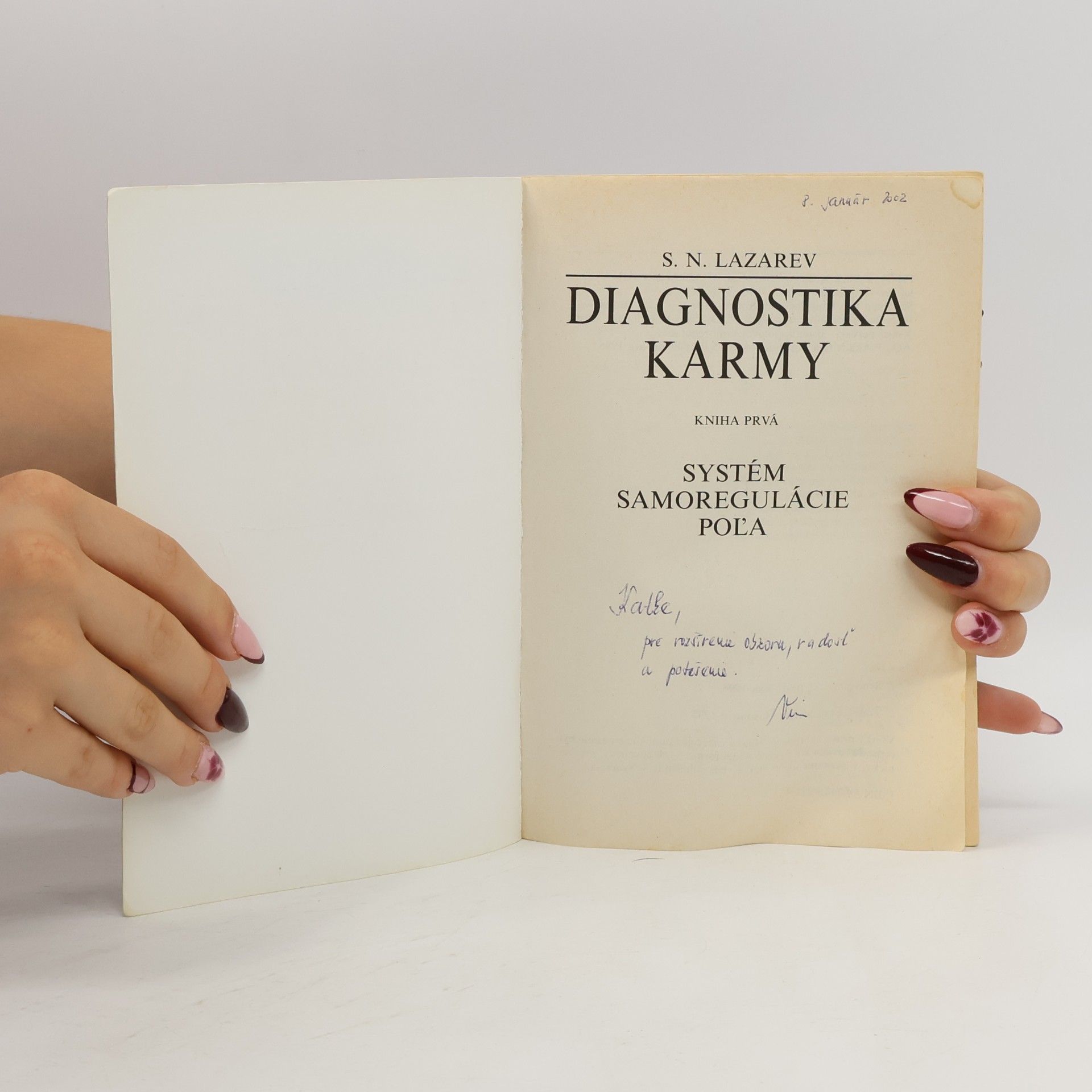Sergey Nikolayevich Lazarev Diagnostika karmy 1 - Systém samoregulácie poľa