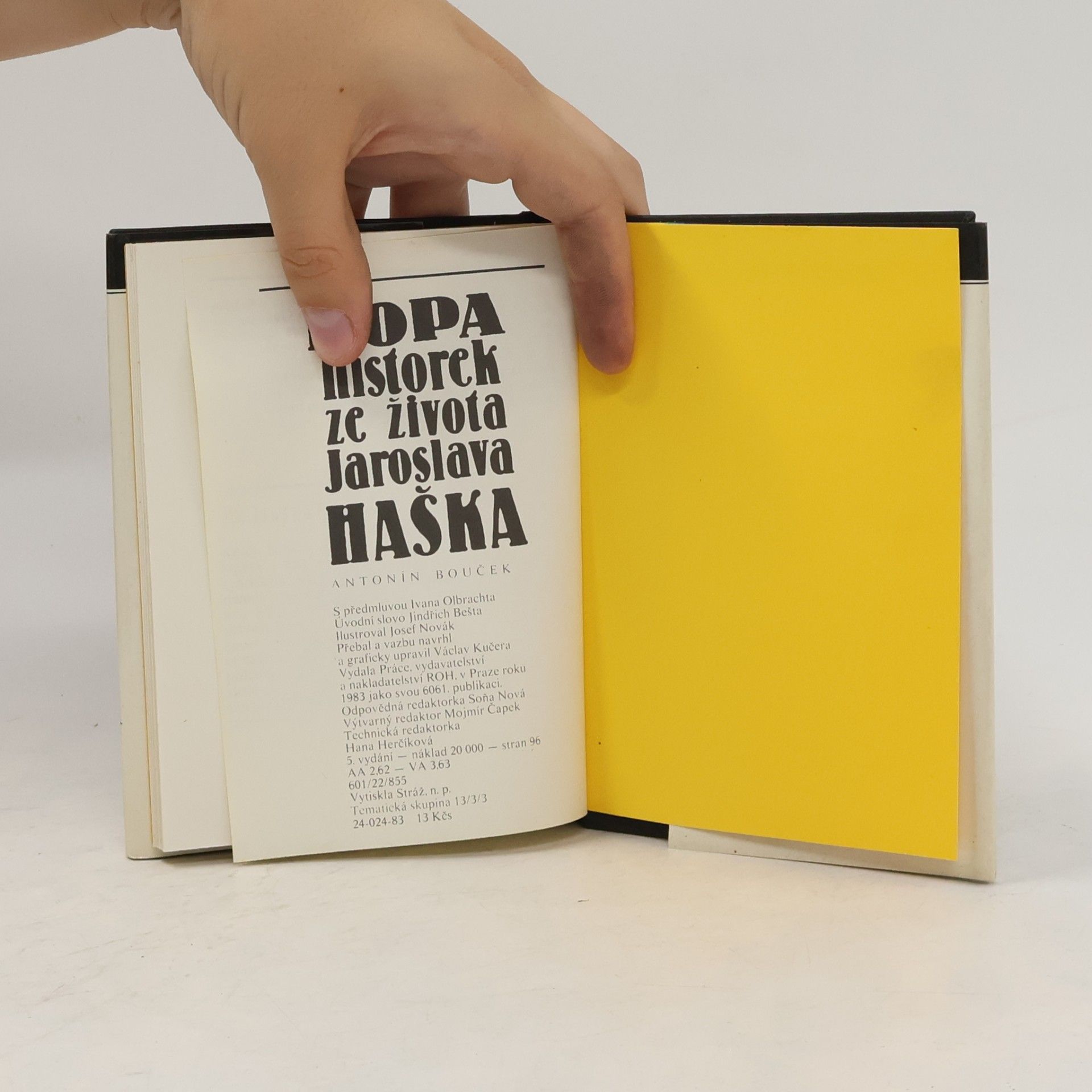 Antonín Bouček Kopa historek ze života Jaroslava Haška