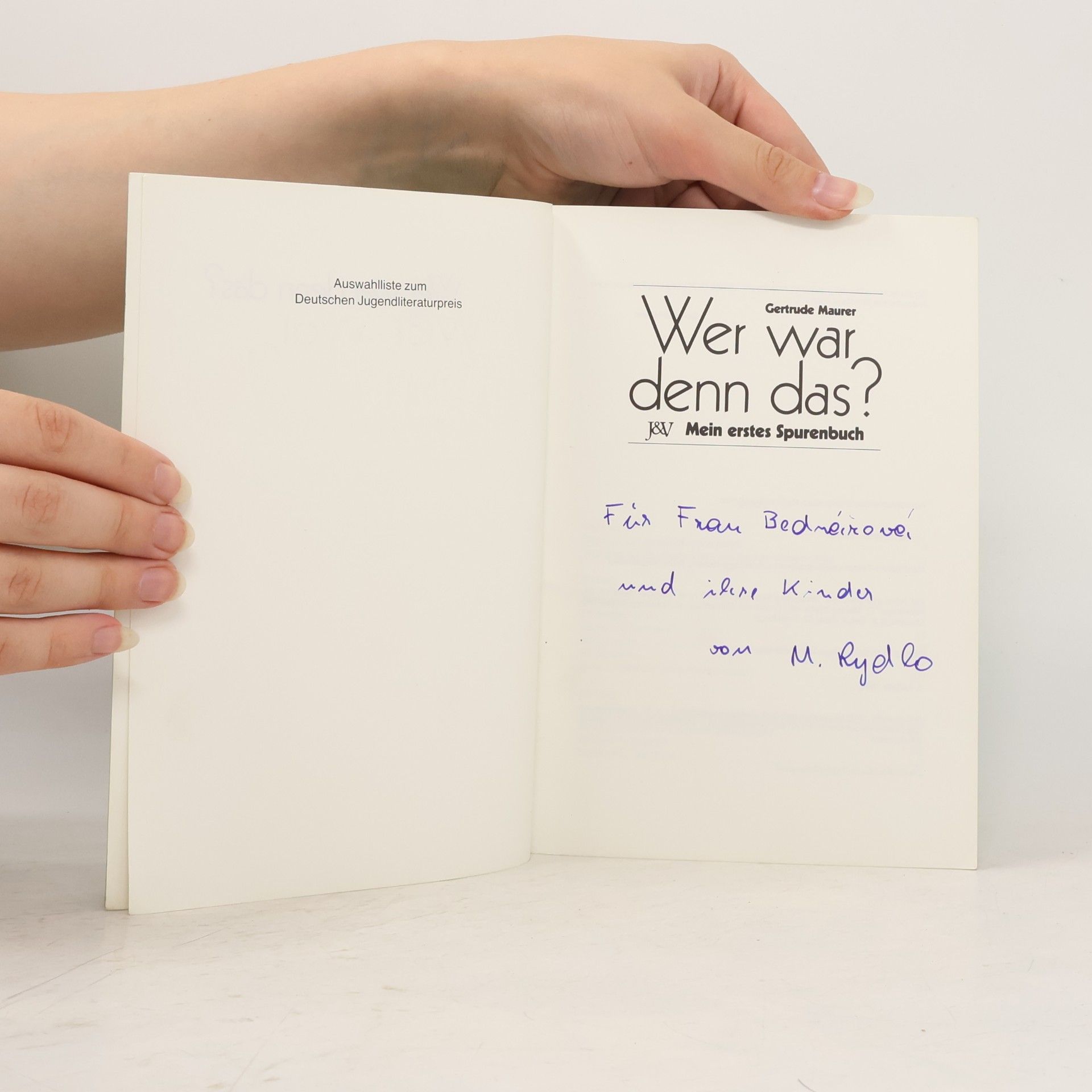 Gertrude Maurer Wer war denn das?