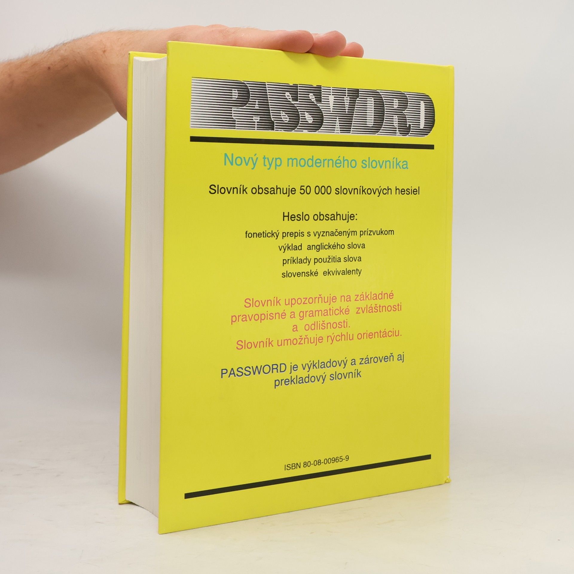 Kolektív autorov Password : anglický výkladový slovník so slovenskými ekvivalentmi