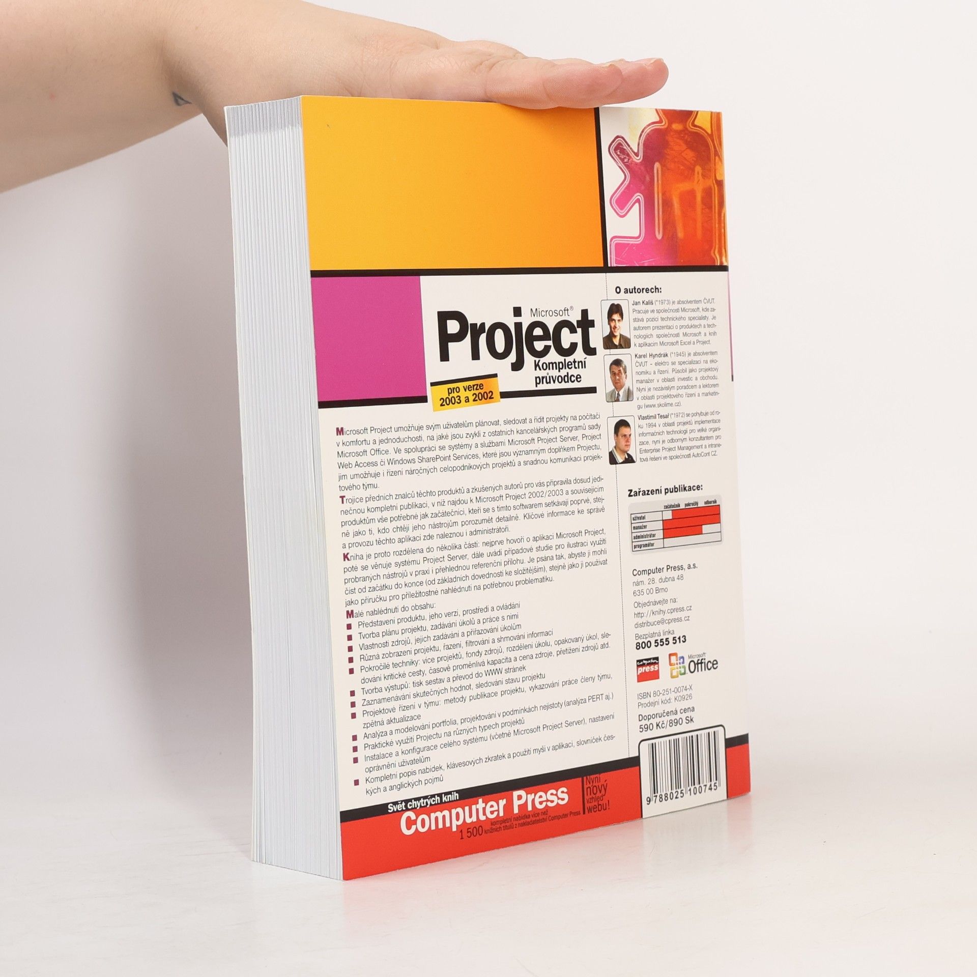 Jan Kališ Microsoft Project. Kompletní průvodce pro verze 2003 a 2002