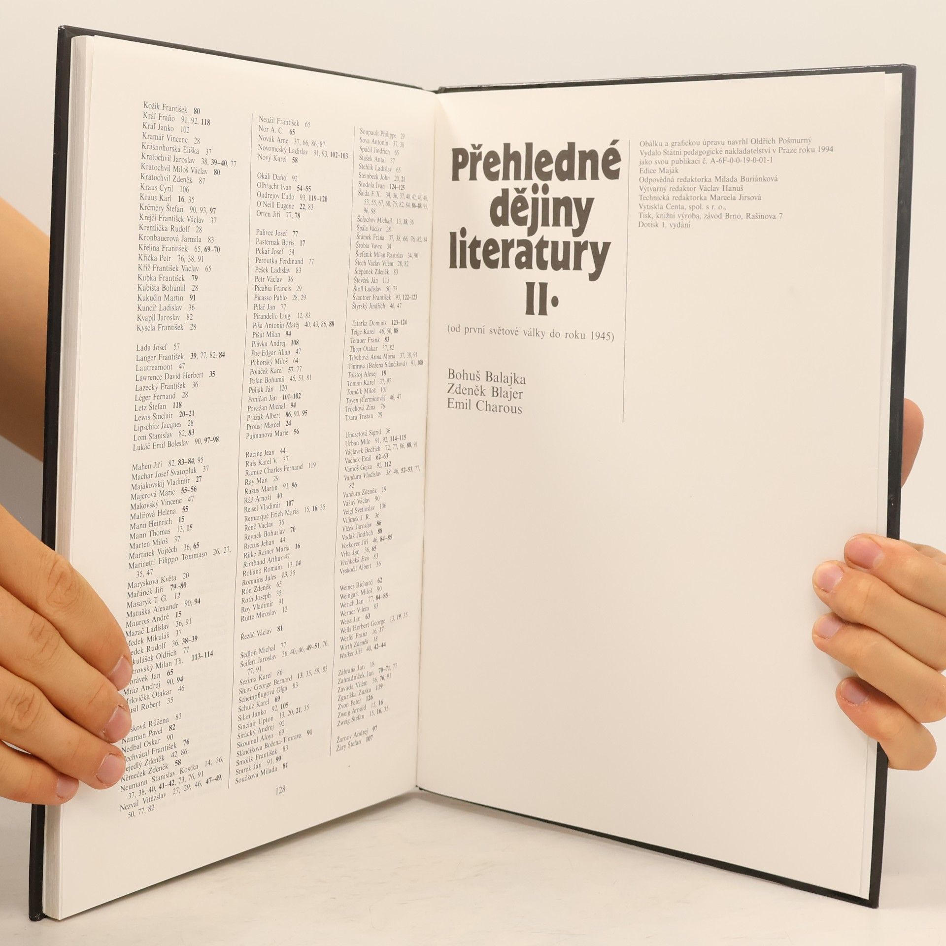 Bohumil Balajka Přehledné dějiny literatury II.