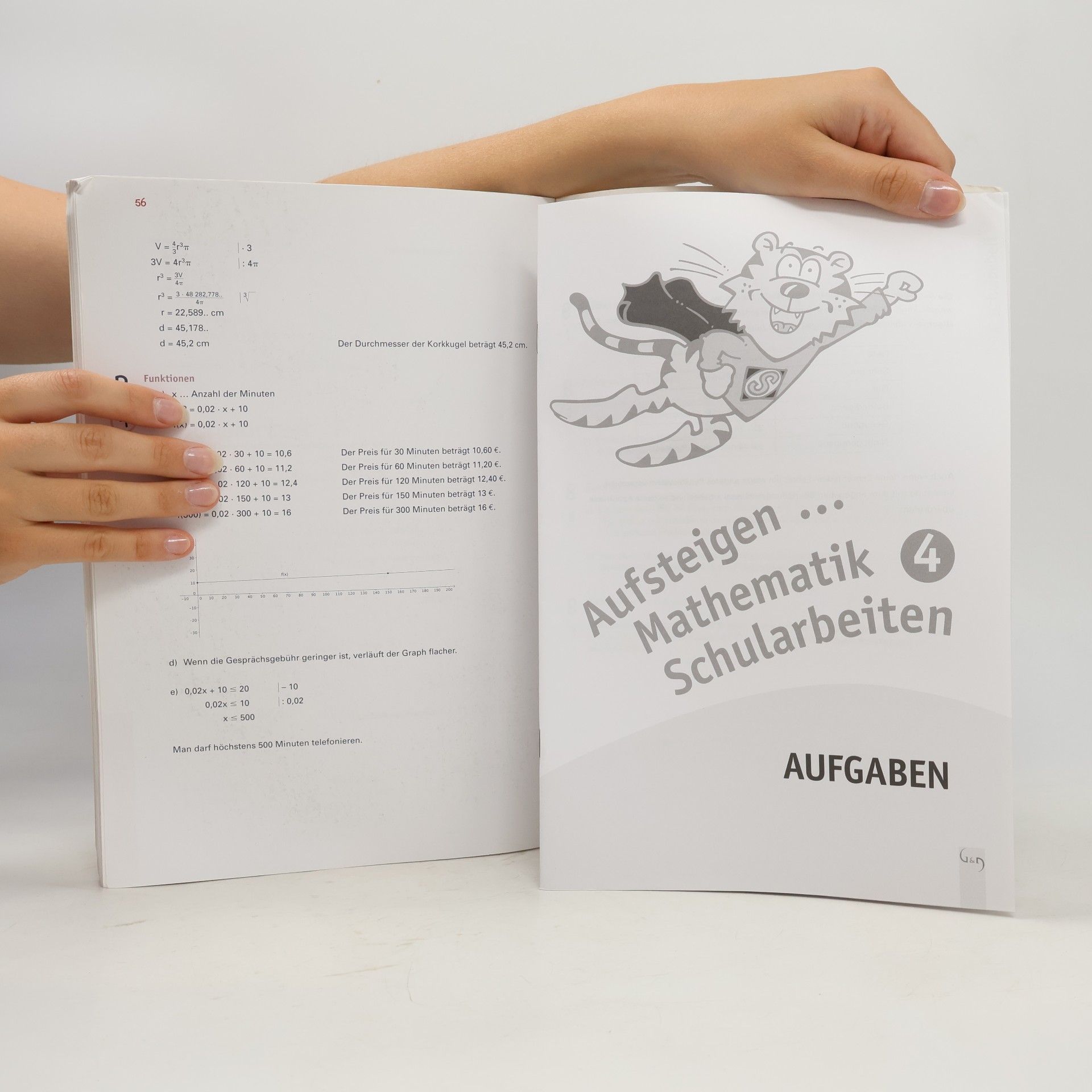 Günther Wagner Aufsteigen ... Mathematik 4. Schularbeiten