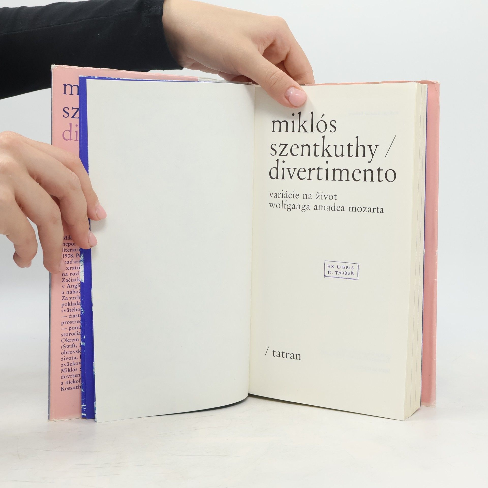 Miklós Szentkuthy Divertimento