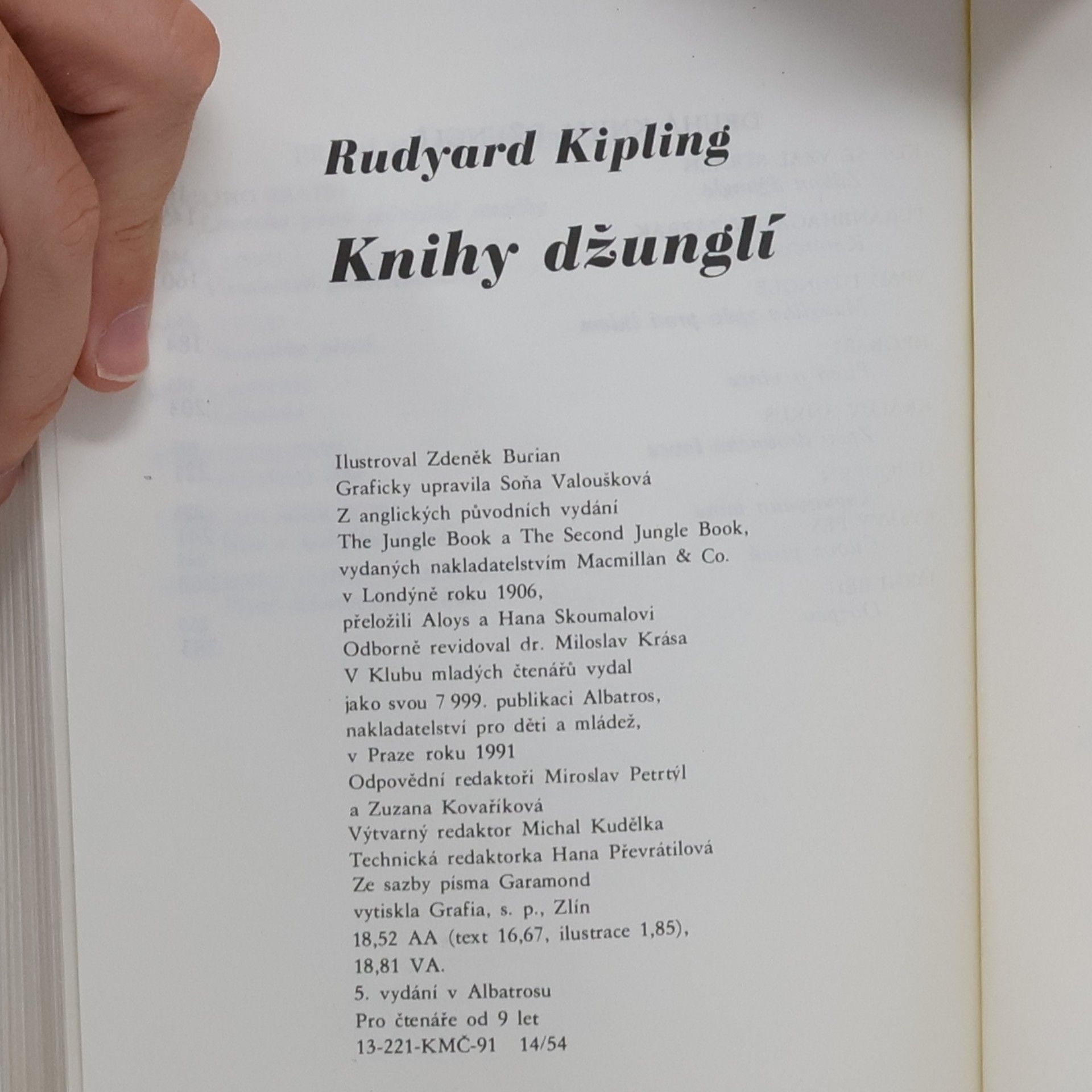 Rudyard Kipling Knihy džunglí