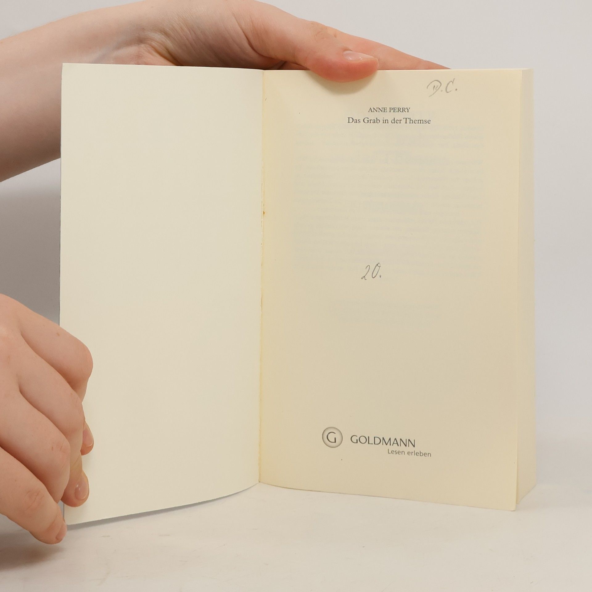 Anne Perry Das Grab in der Themse