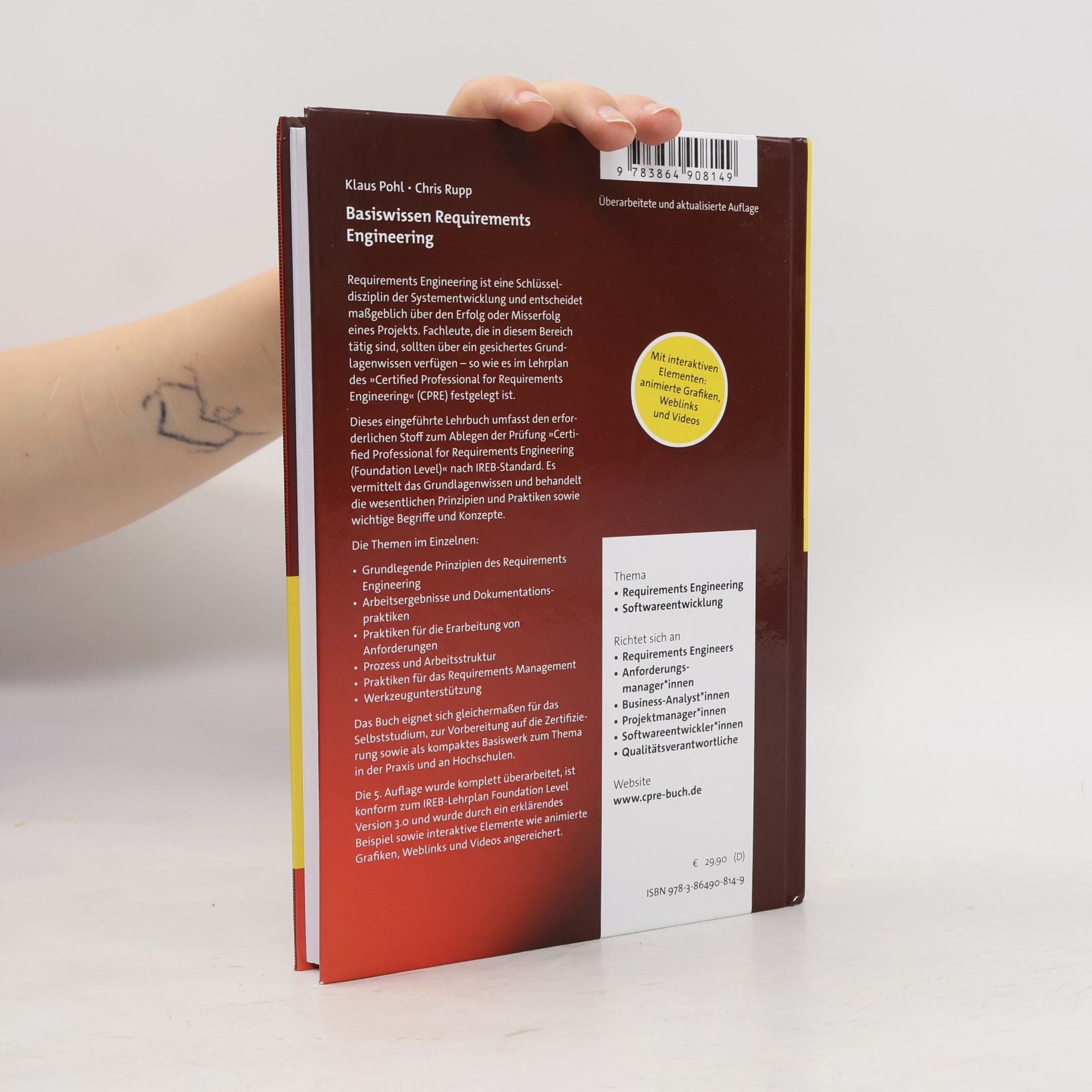 Klaus Pohl Basiswissen Requirements Engineering
