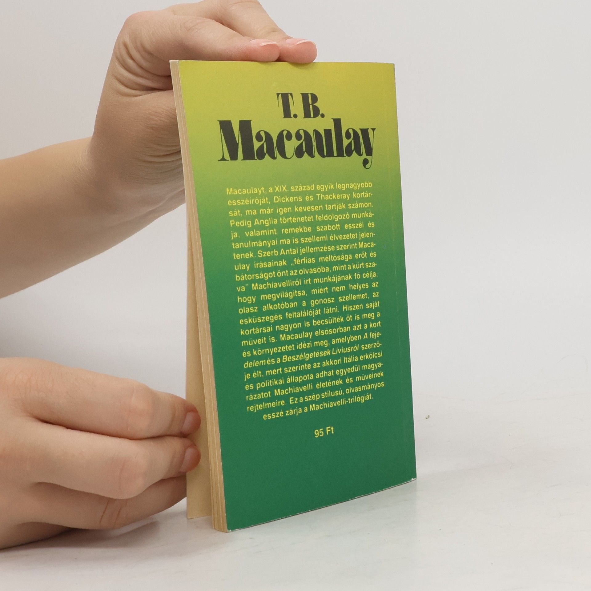 Thomas Babington Macaulay Machiavelli