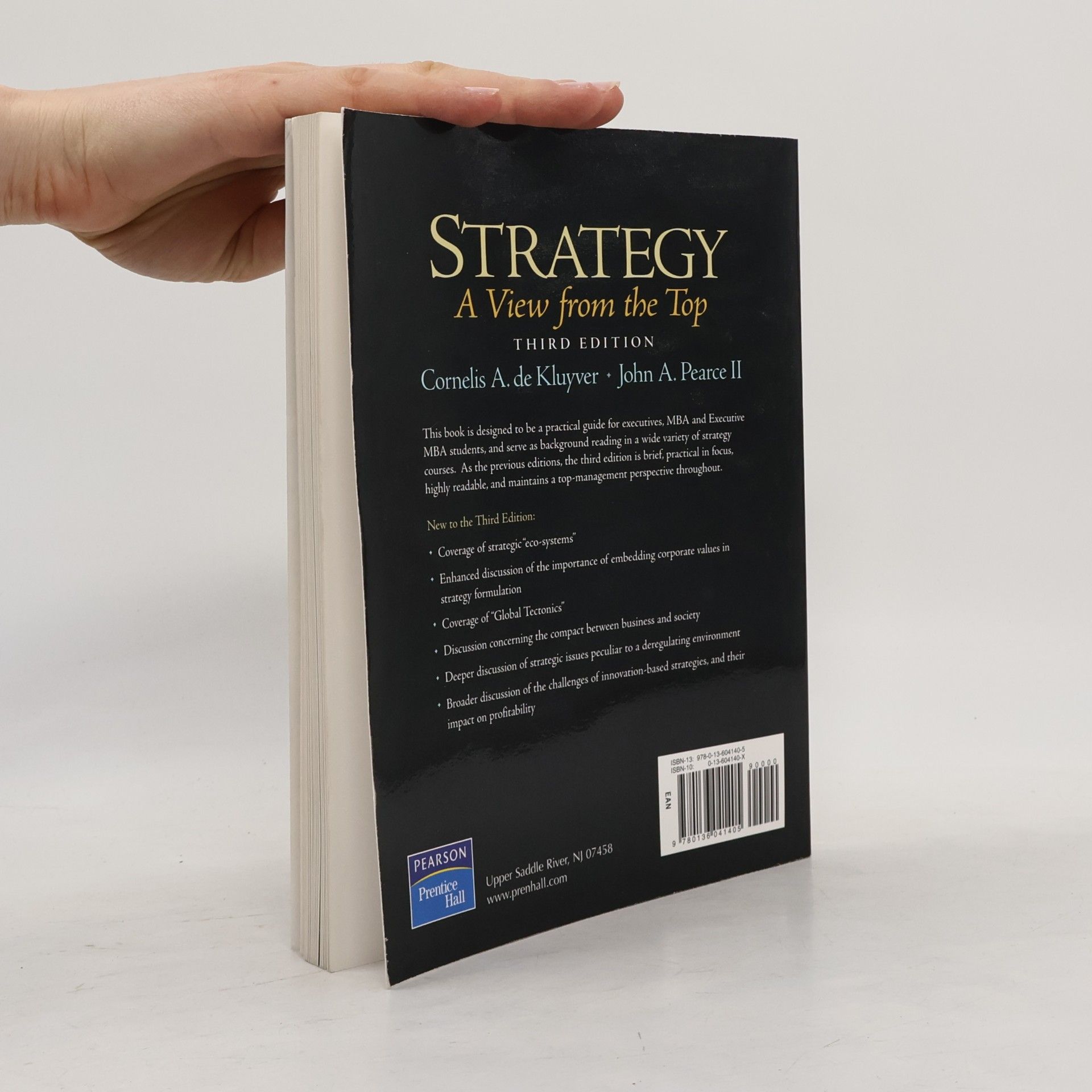 Cornelis A. de Kluyver Strategy
