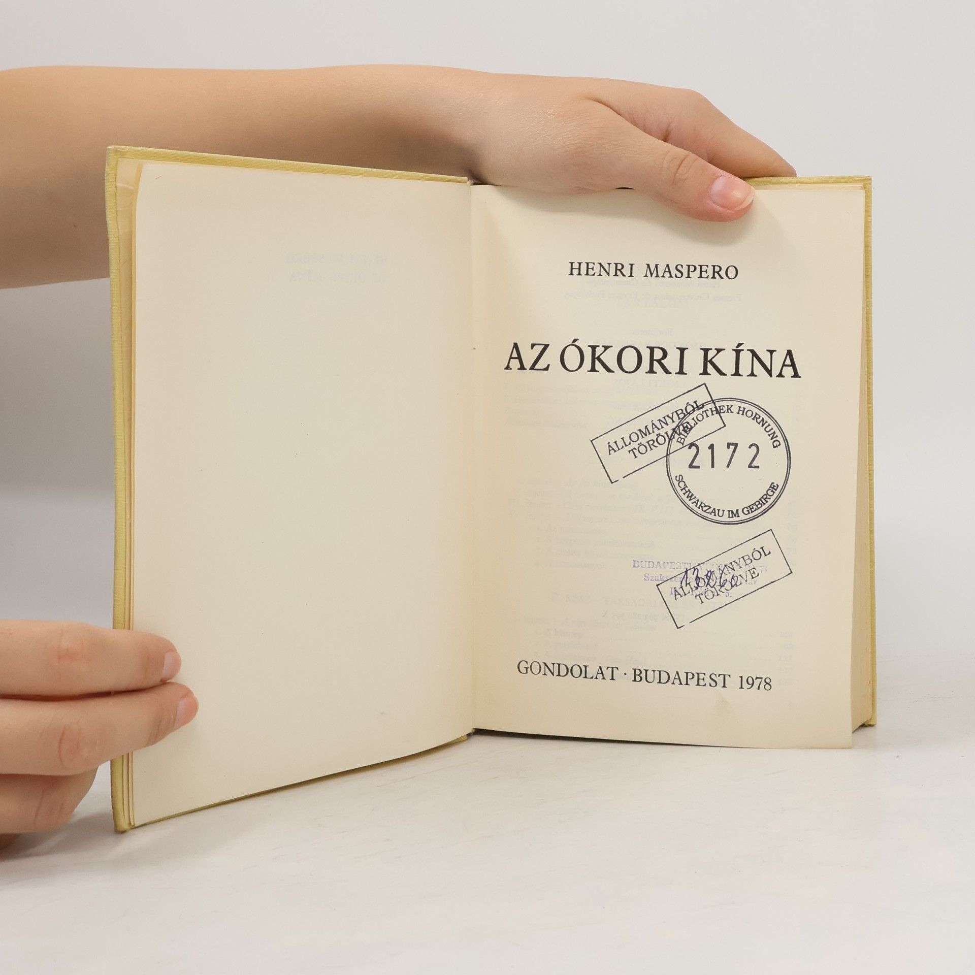 Henri Maspero Az ókori Kína