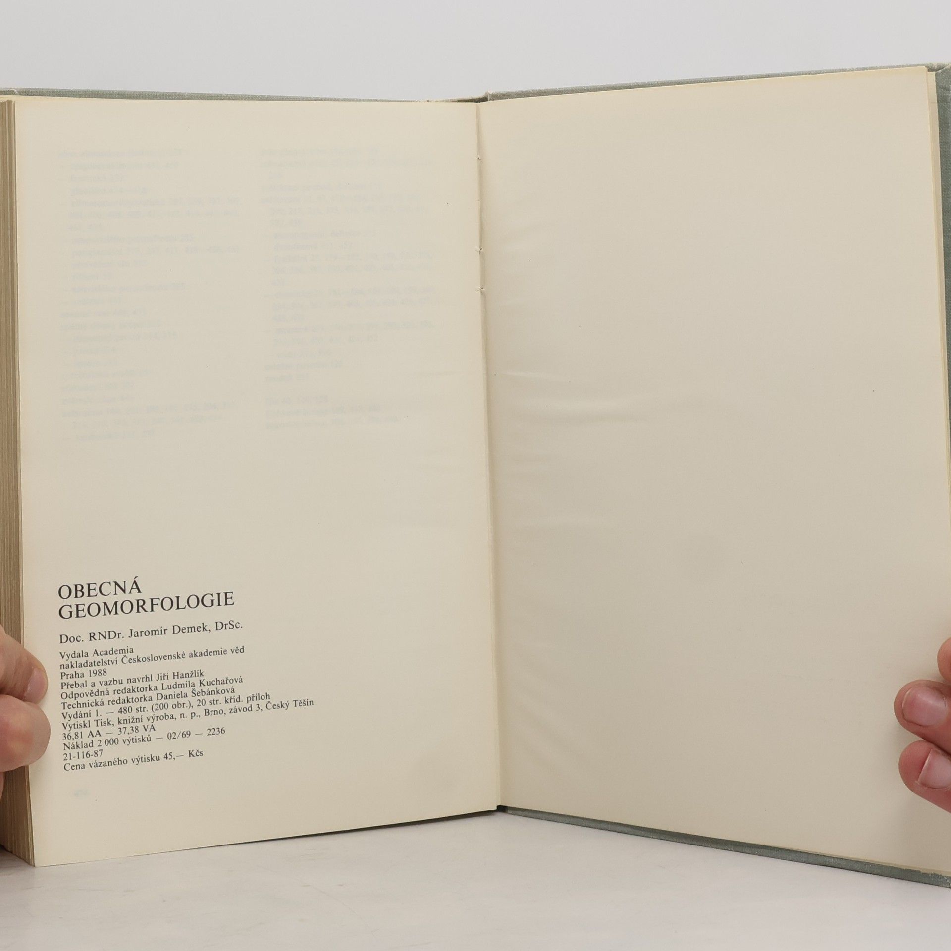 Jaromír Demek Obecná geomorfologie