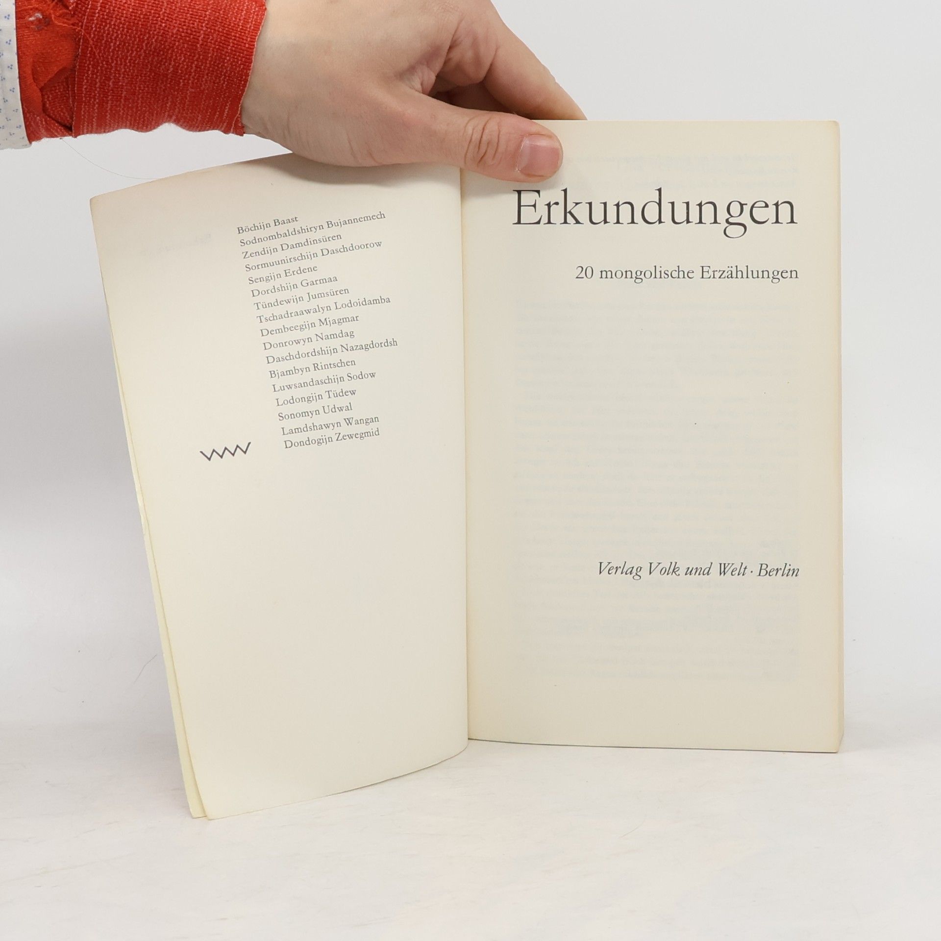 Renate Bauwe Erkundungen. 20 mongolische Erzählungen