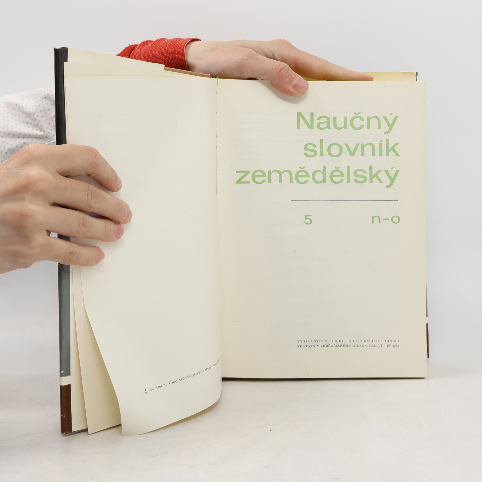 Kolektiv autorů Naučný slovník zemědělský 5. svazek. N - O