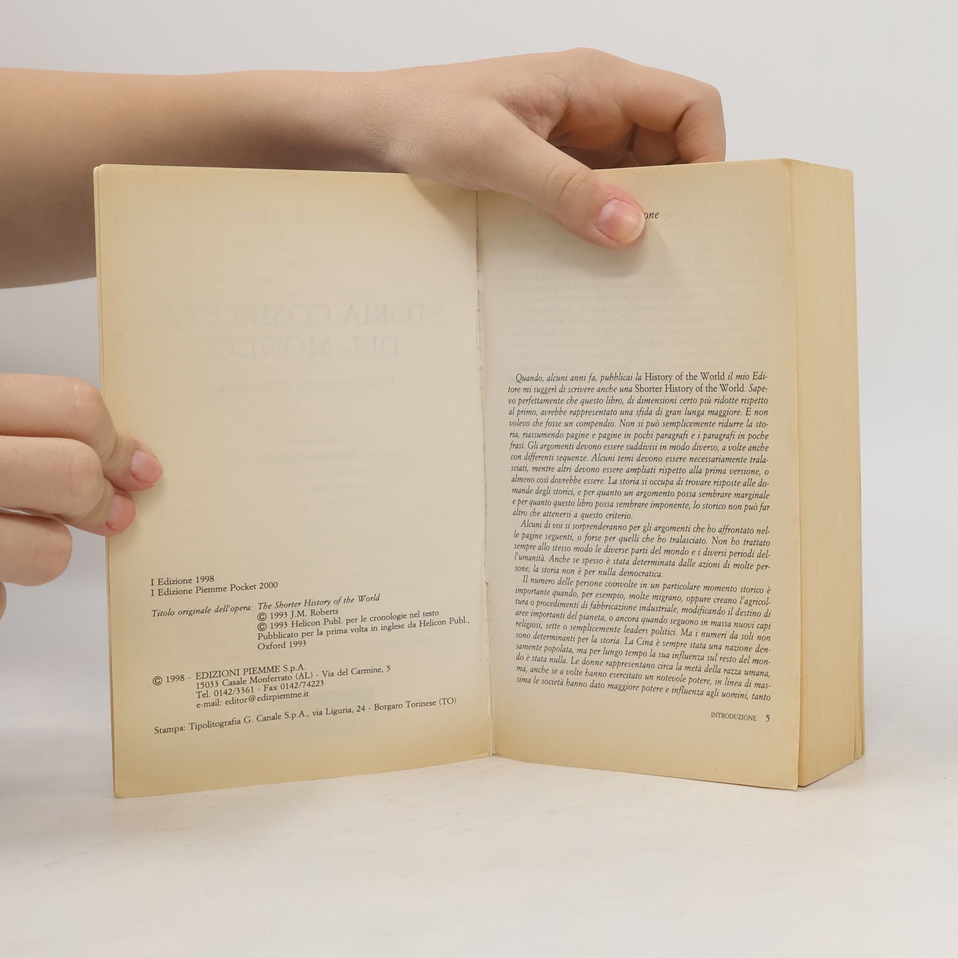 John M. Roberts Piemme pocket: Storia completa del mondo