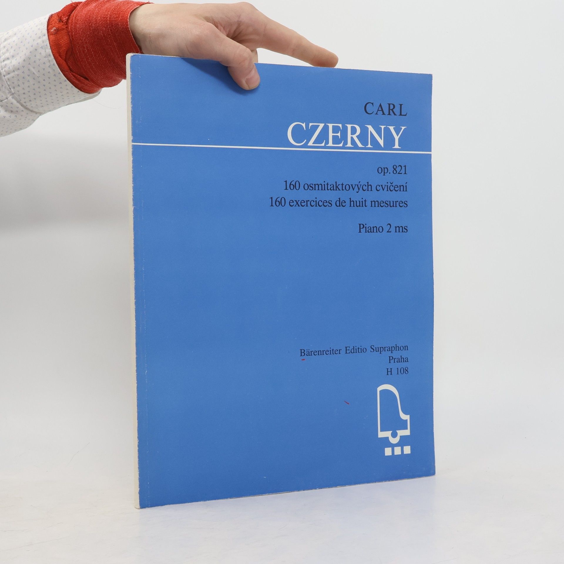 Carl Czerny op. 821. 160 osmitaktových cvičení.160 exercices de huit mesures
