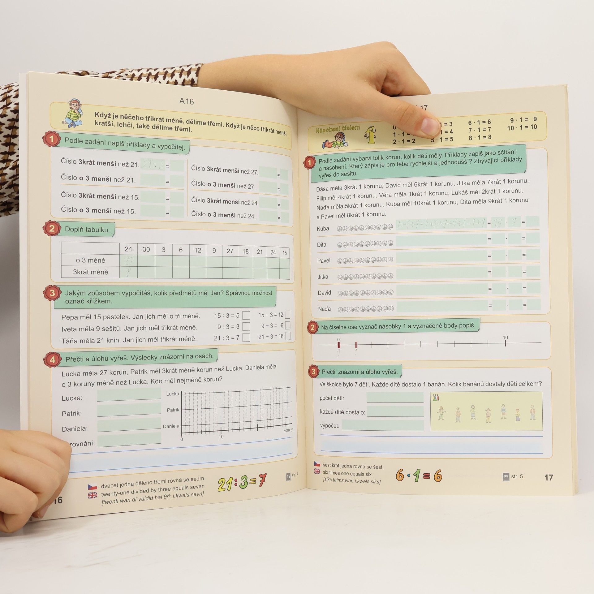 Alena Bára Doležalová Matýskova matematika: pro 2. ročník základní školy vytvořená v souladu s RVP ZV. 6. díl, Vyvození násobení a dělení