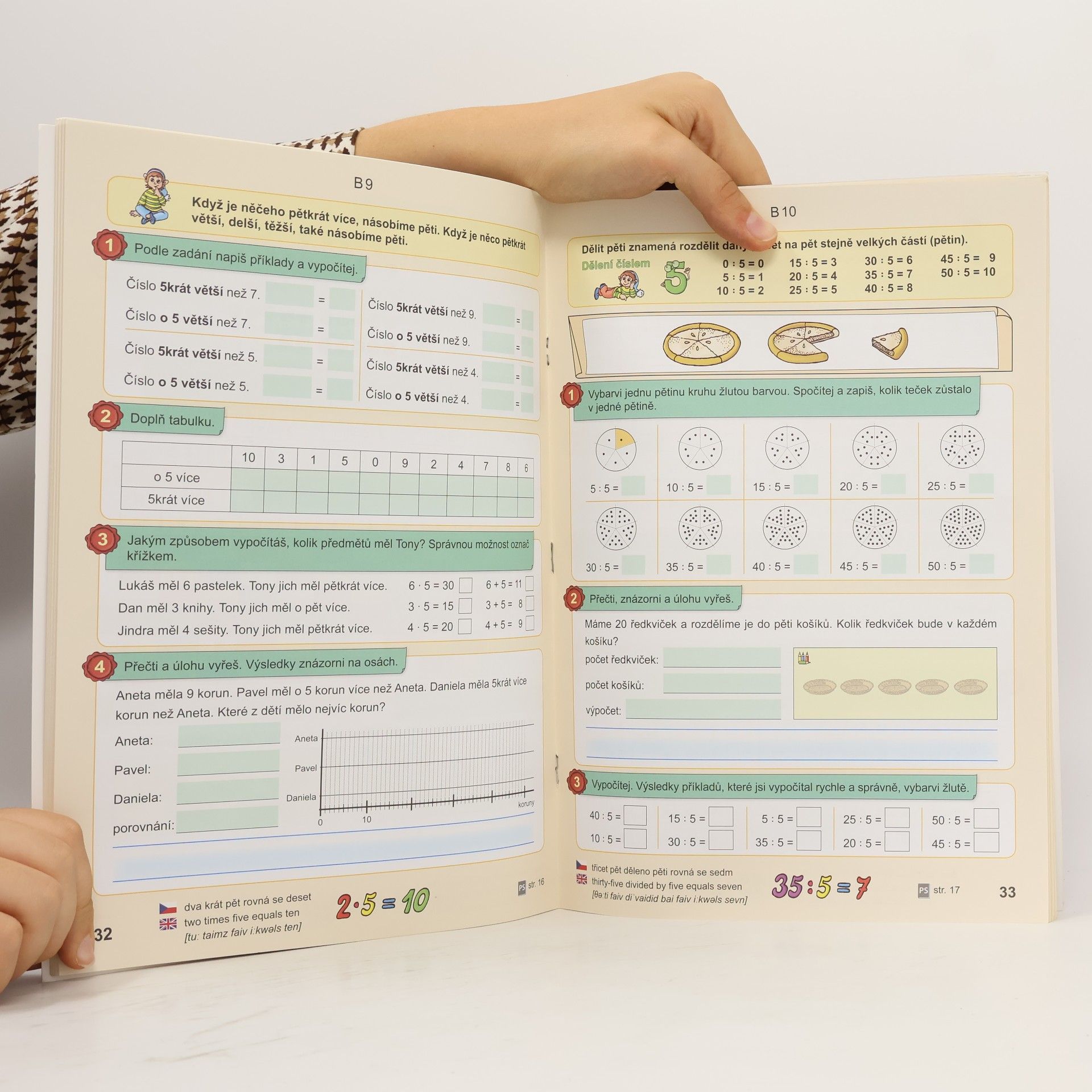 Alena Bára Doležalová Matýskova matematika: pro 2. ročník základní školy vytvořená v souladu s RVP ZV. 6. díl, Vyvození násobení a dělení