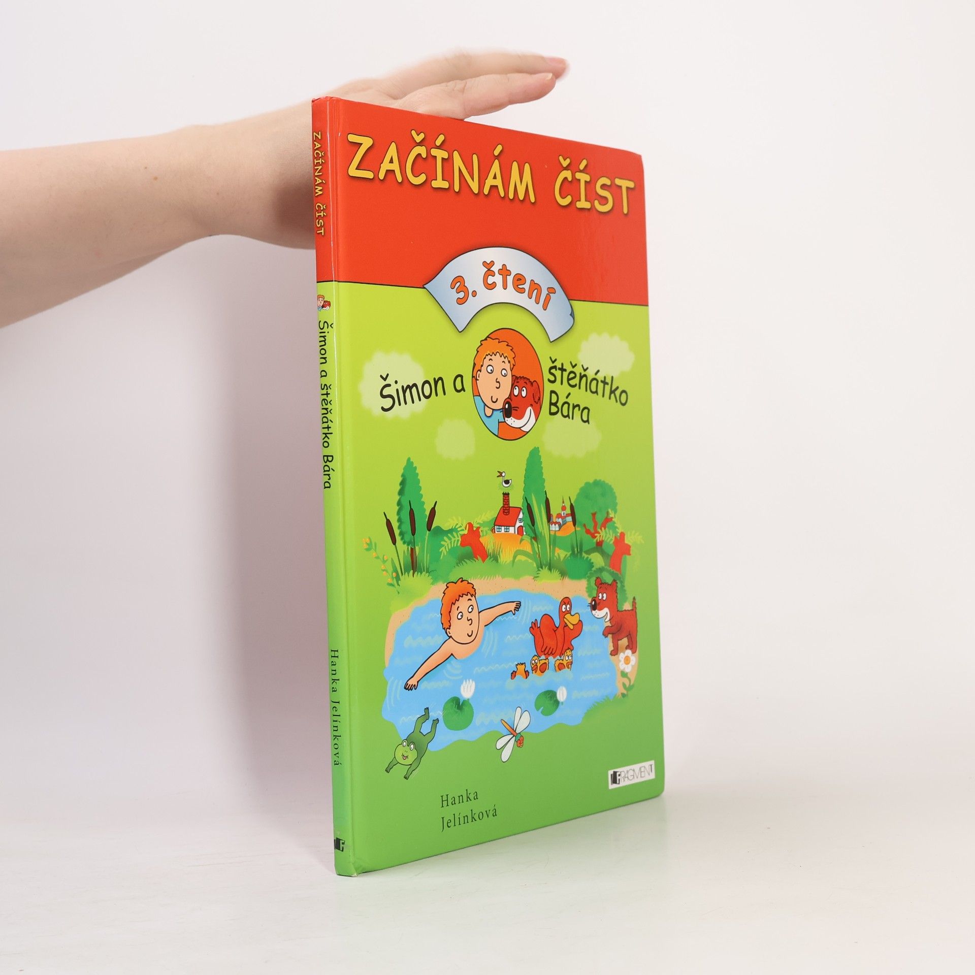 Hanka Jelínková Šimon a štěňátko Bára