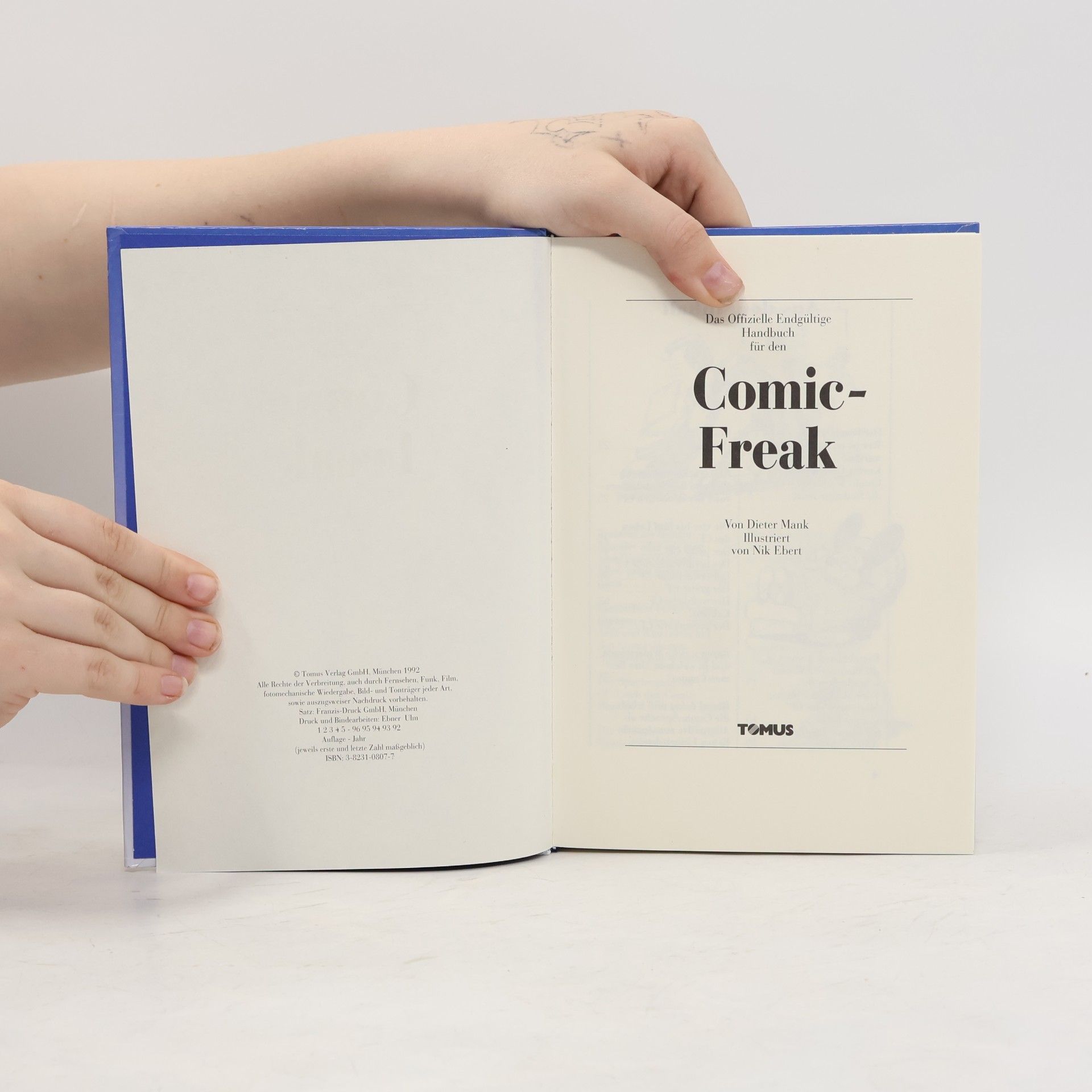 Dieter Mank Das offizielle endgültige Handbuch für den Comic-Freak