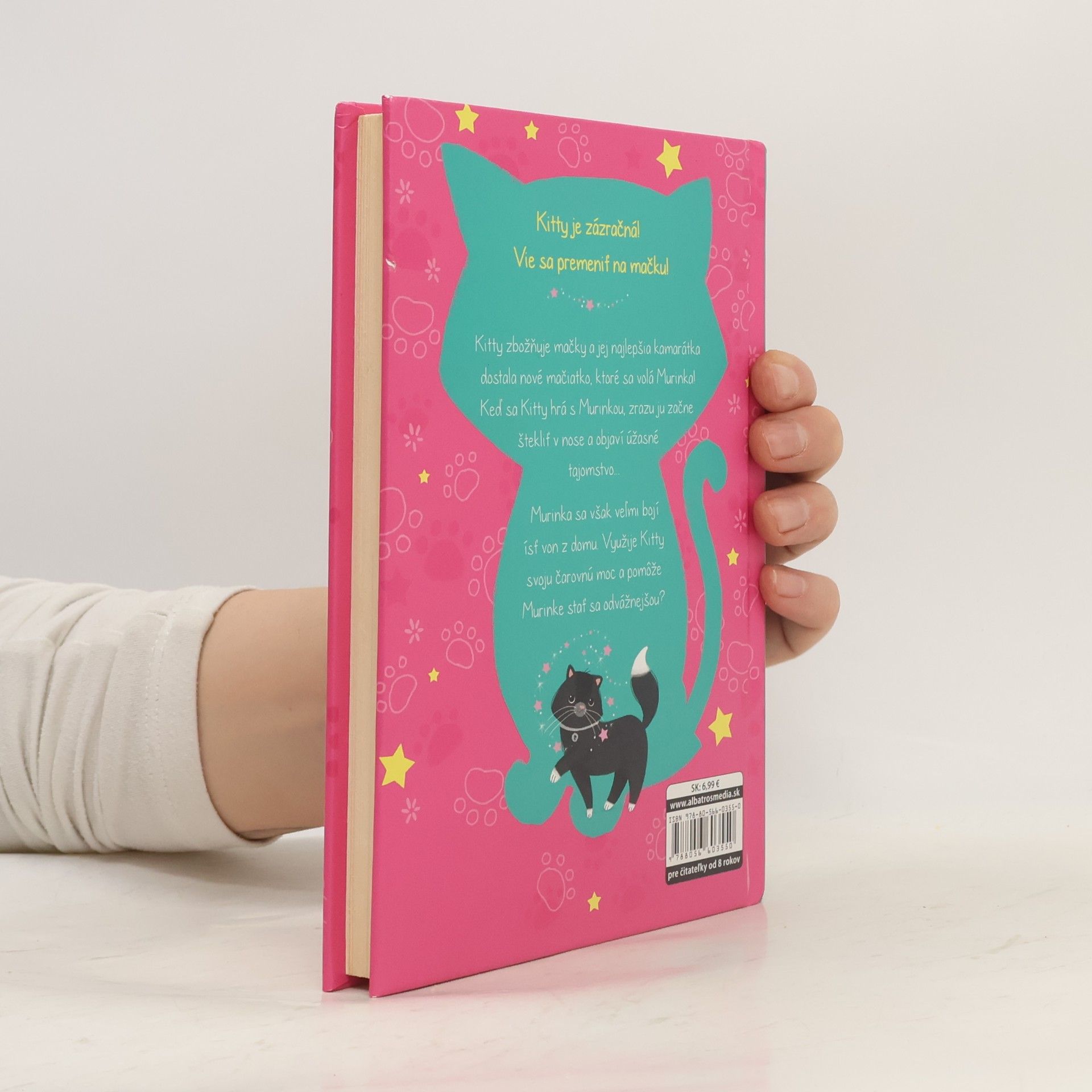 Ella Moonheart kitty zázračnica: bojazlivé mačiatko Murinka