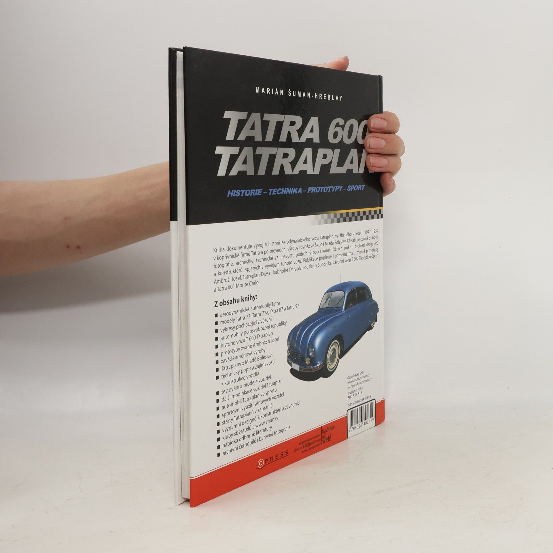 Marián ŠumanHreblay Tatra 600 Tatraplan : historie, technika, prototypy, sport