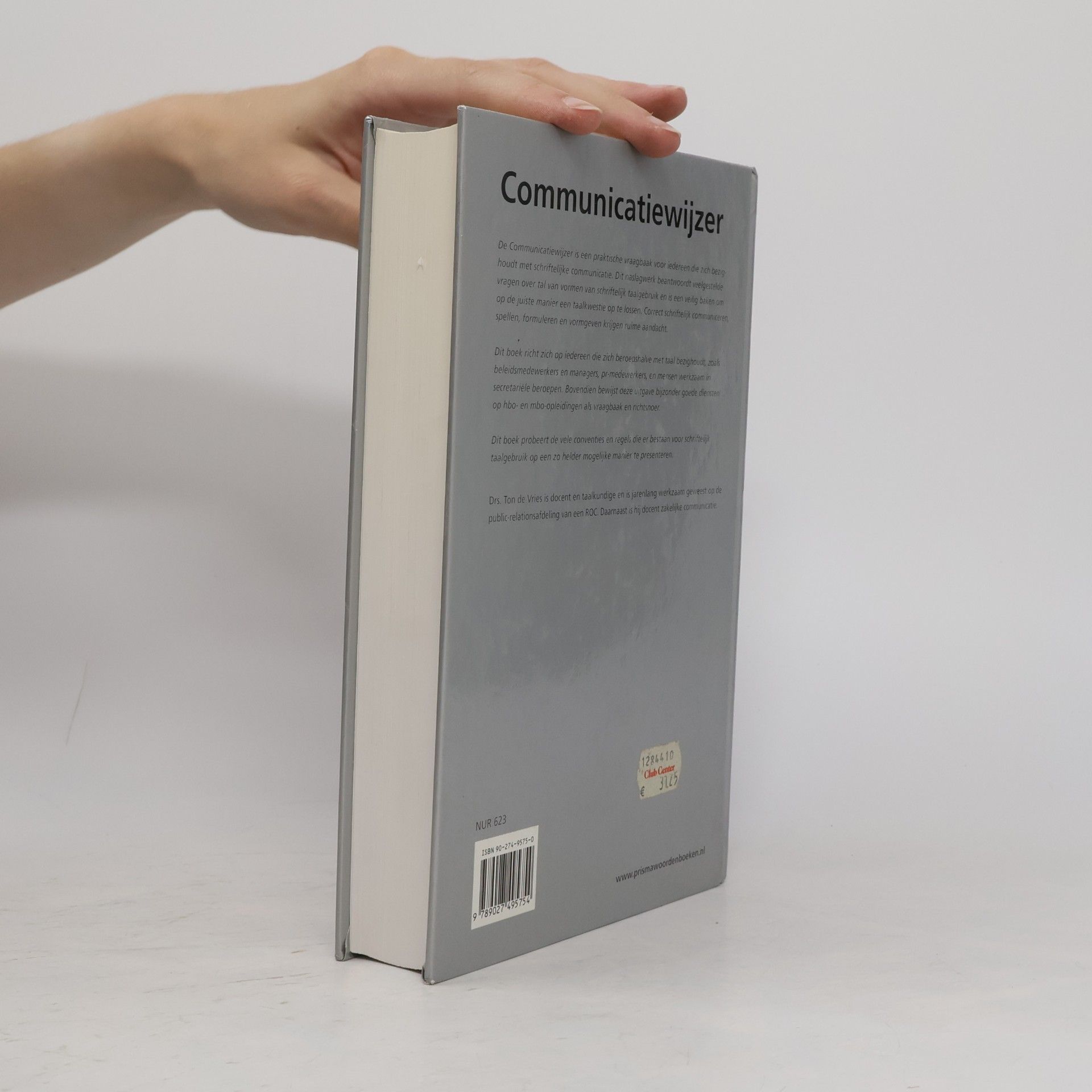 Ton de Vries Prisma handboek: Communicatiewijzer